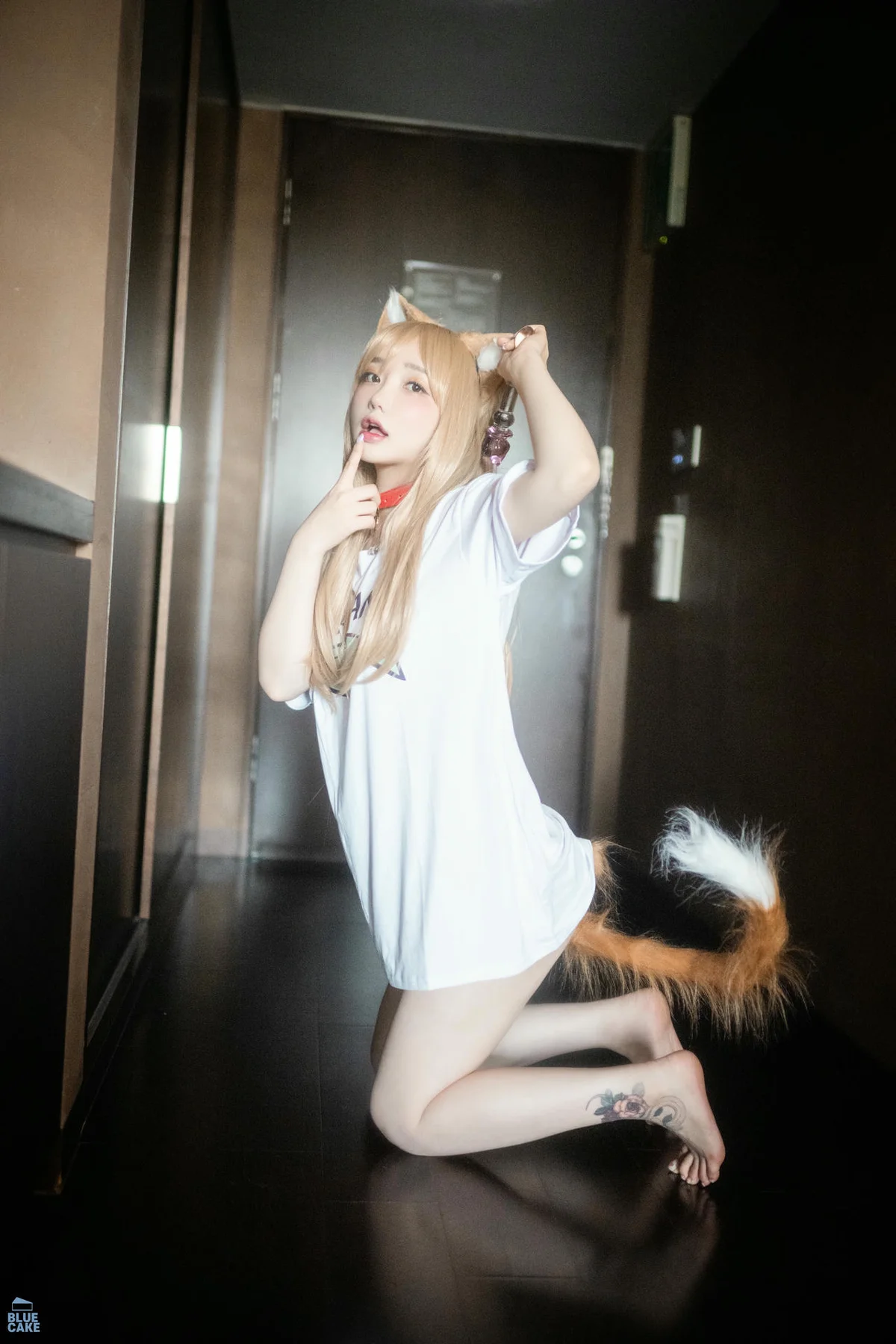 BLUECAKE No.069 YeEun诱惑小猫养成cos - 1