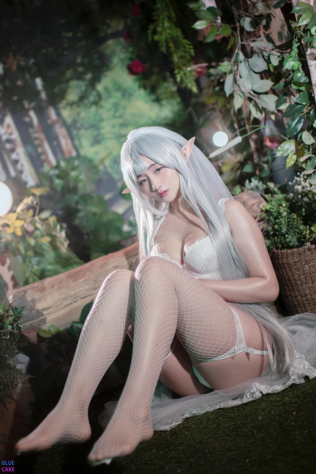 BLUECAKE No.074 Jina红色内衣写真 - 6