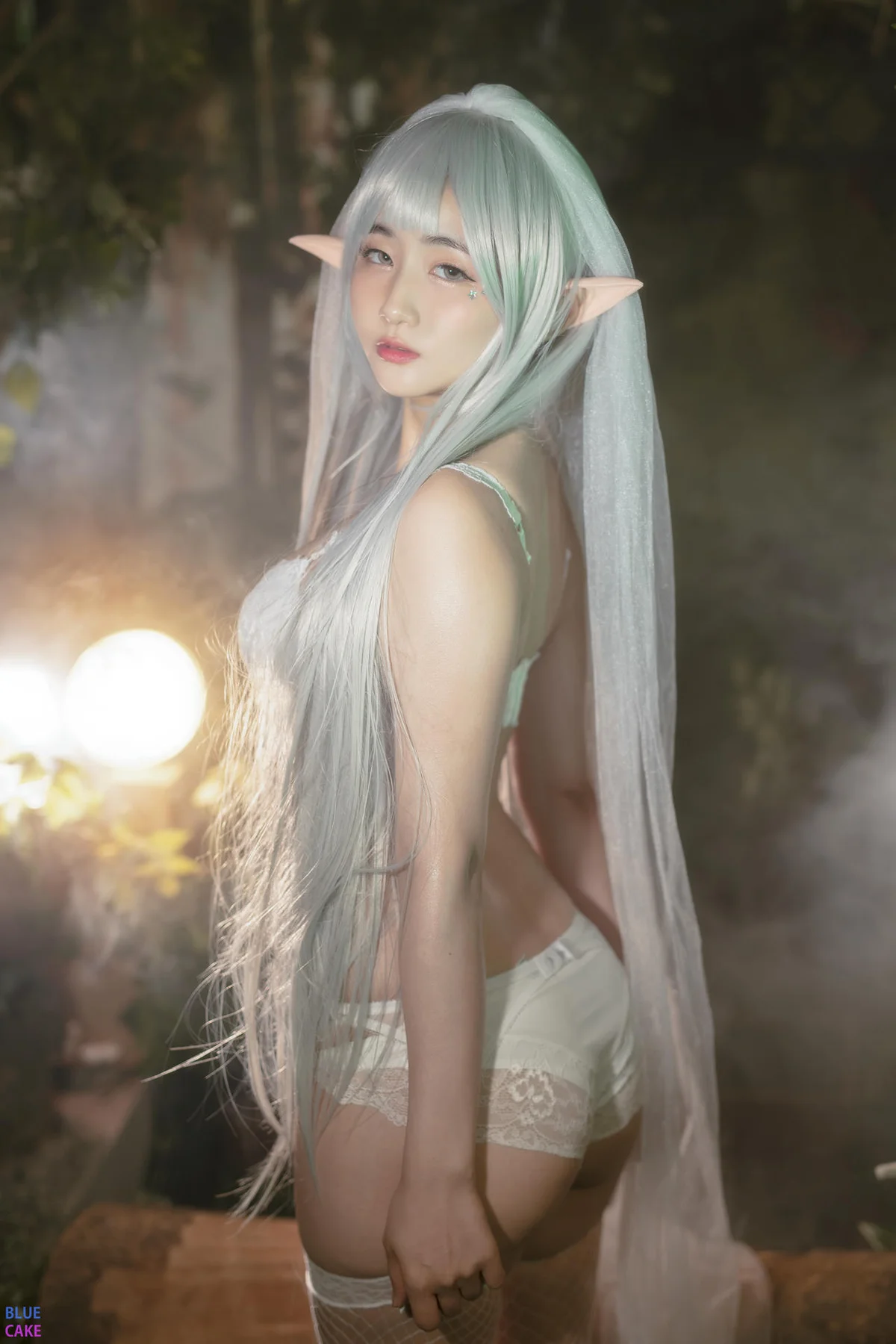 BLUECAKE No.074 Jina红色内衣写真 - 9