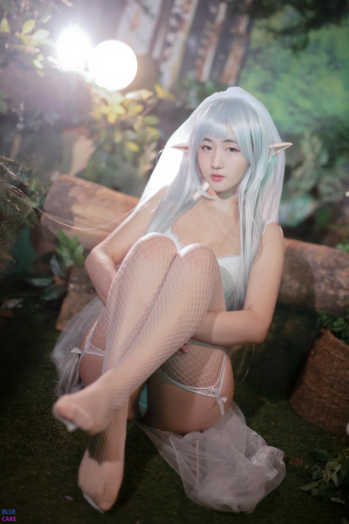 BLUECAKE No.074 Jina红色内衣写真 - 1