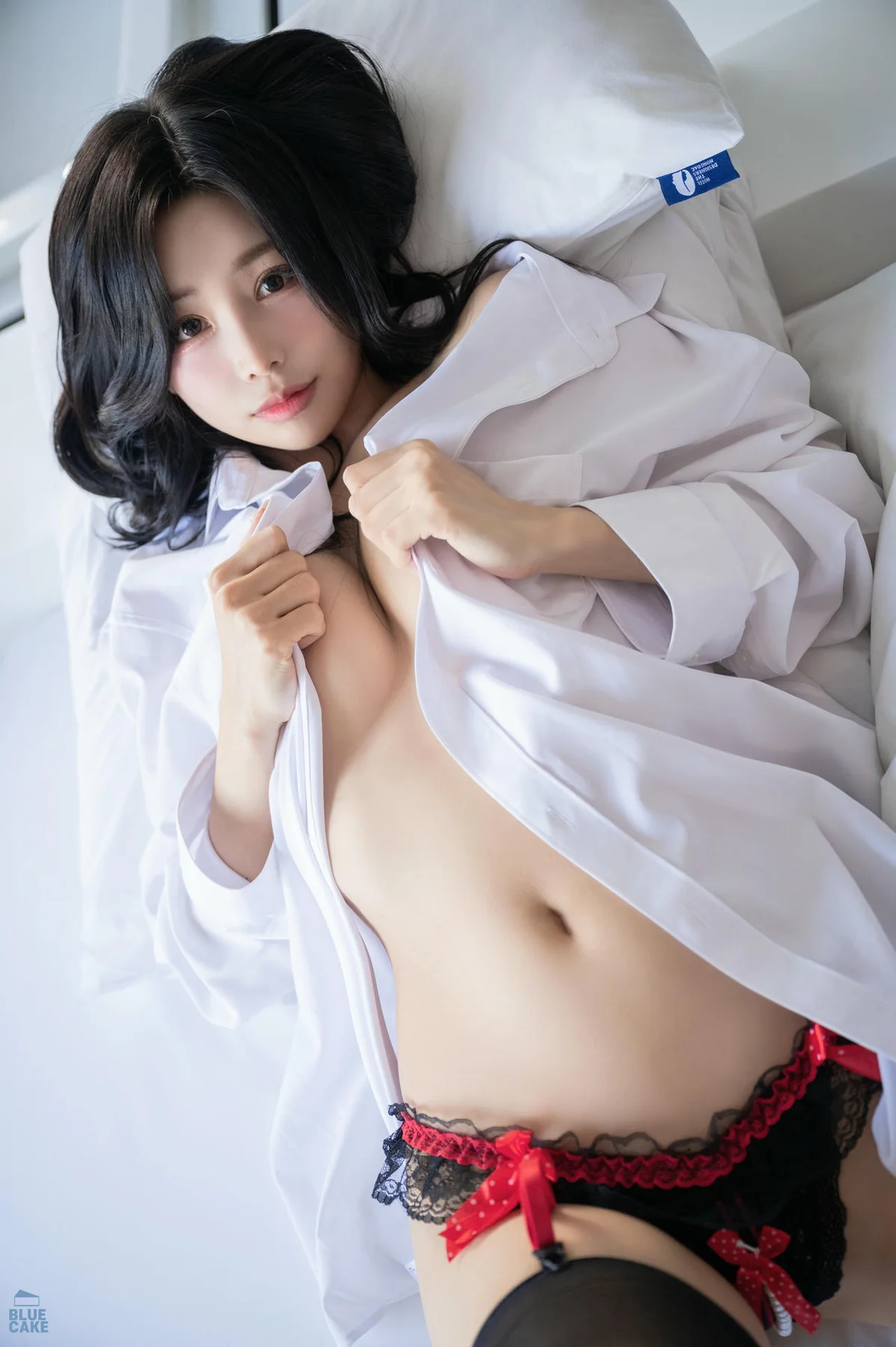 BLUECAKE No.075 YeonYu男友衬衫香肩美乳 - 7