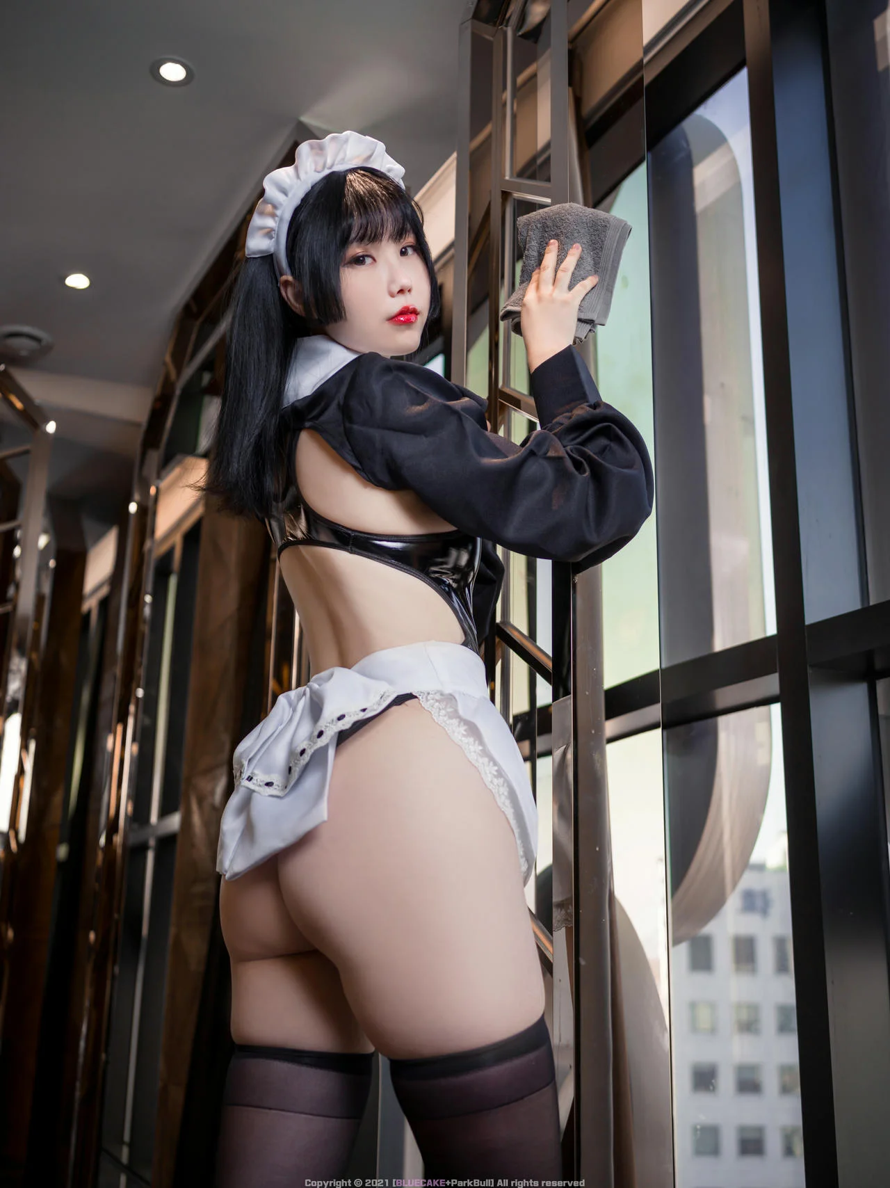 BLUECAKE No.079 Jamong翘臀女仆制服 - 4