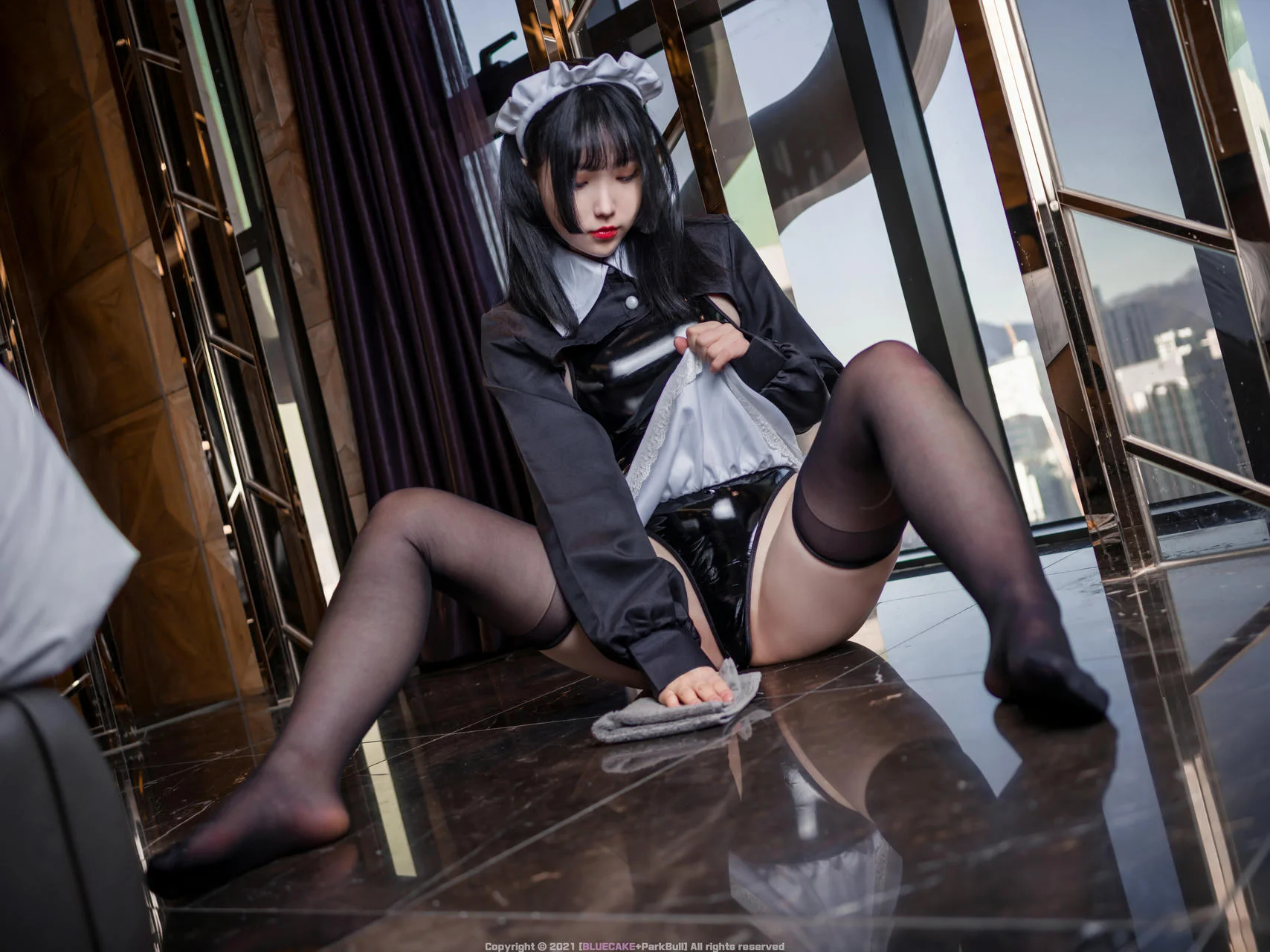 BLUECAKE No.079 Jamong翘臀女仆制服 - 7