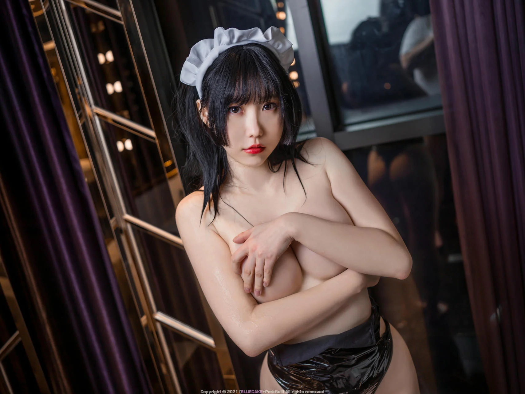 BLUECAKE No.079 Jamong翘臀女仆制服 - 3