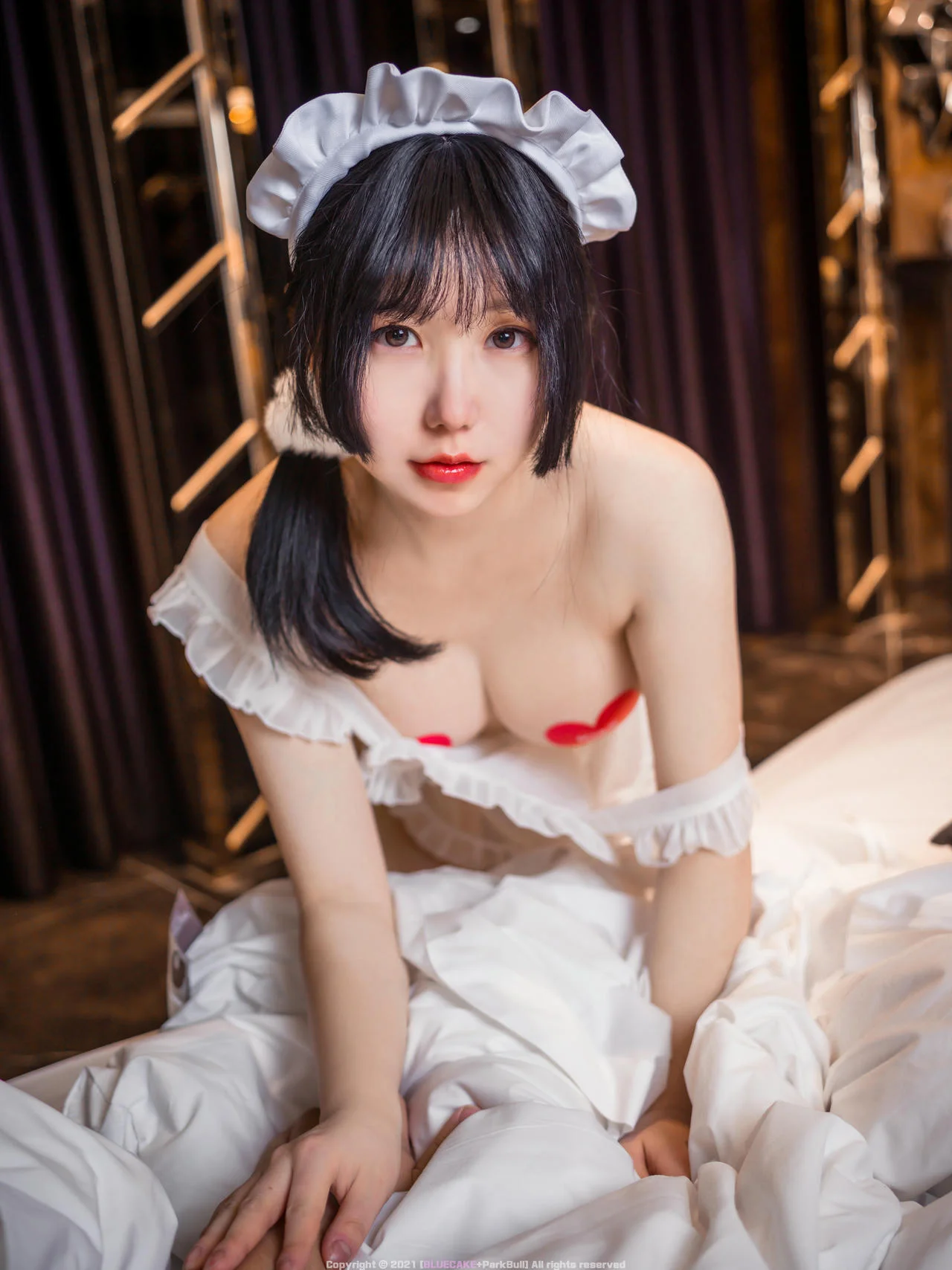 BLUECAKE No.079 Jamong翘臀女仆制服 - 3