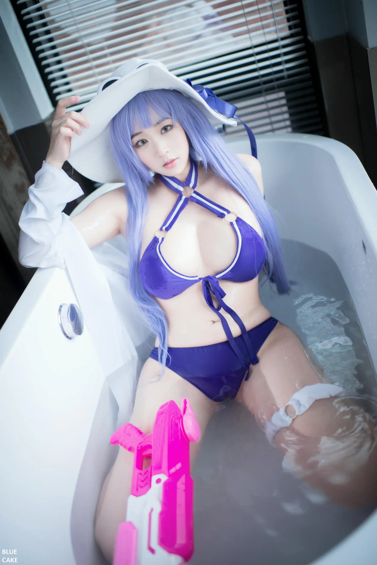 BLUECAKE No.083 Nono湿身比基尼cos - 9