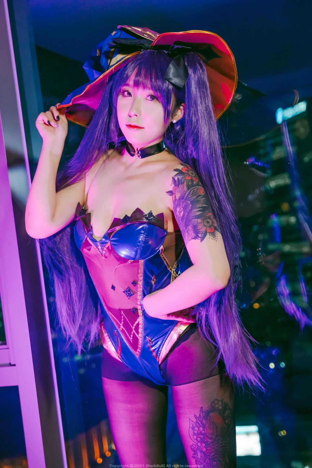 BLUECAKE No.085 Sohee乳贴黑丝妹子 - 5