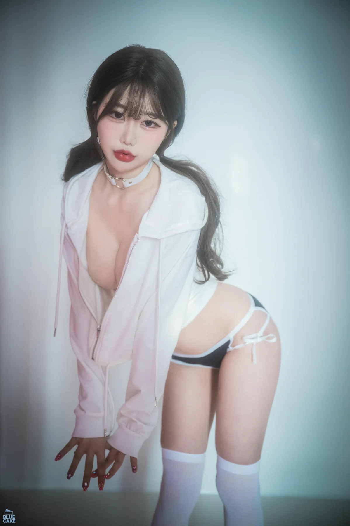 BLUECAKE No.090 JungEun白衬衫萝莉美腿 - 9