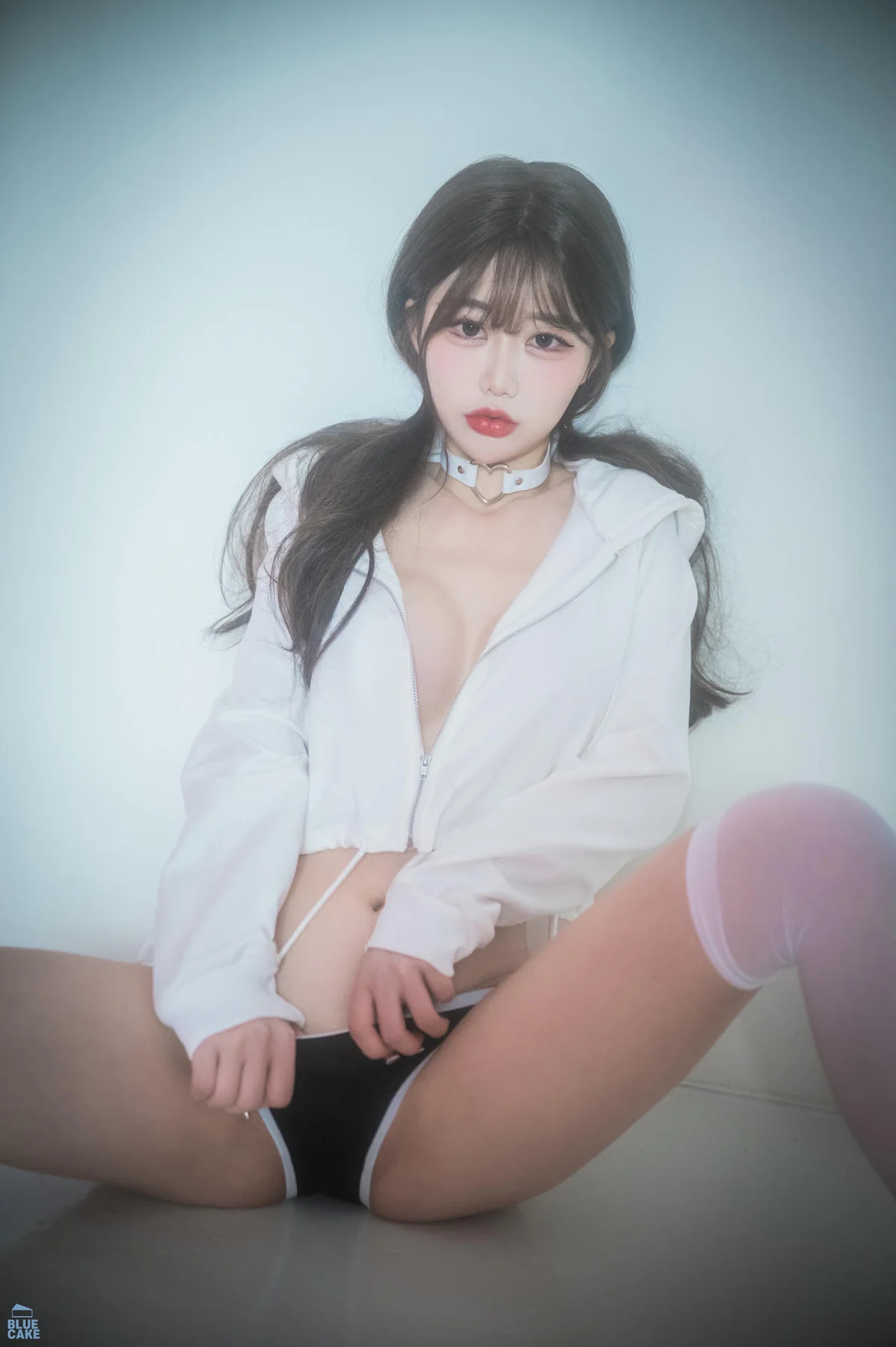 BLUECAKE No.090 JungEun白衬衫萝莉美腿 - 5