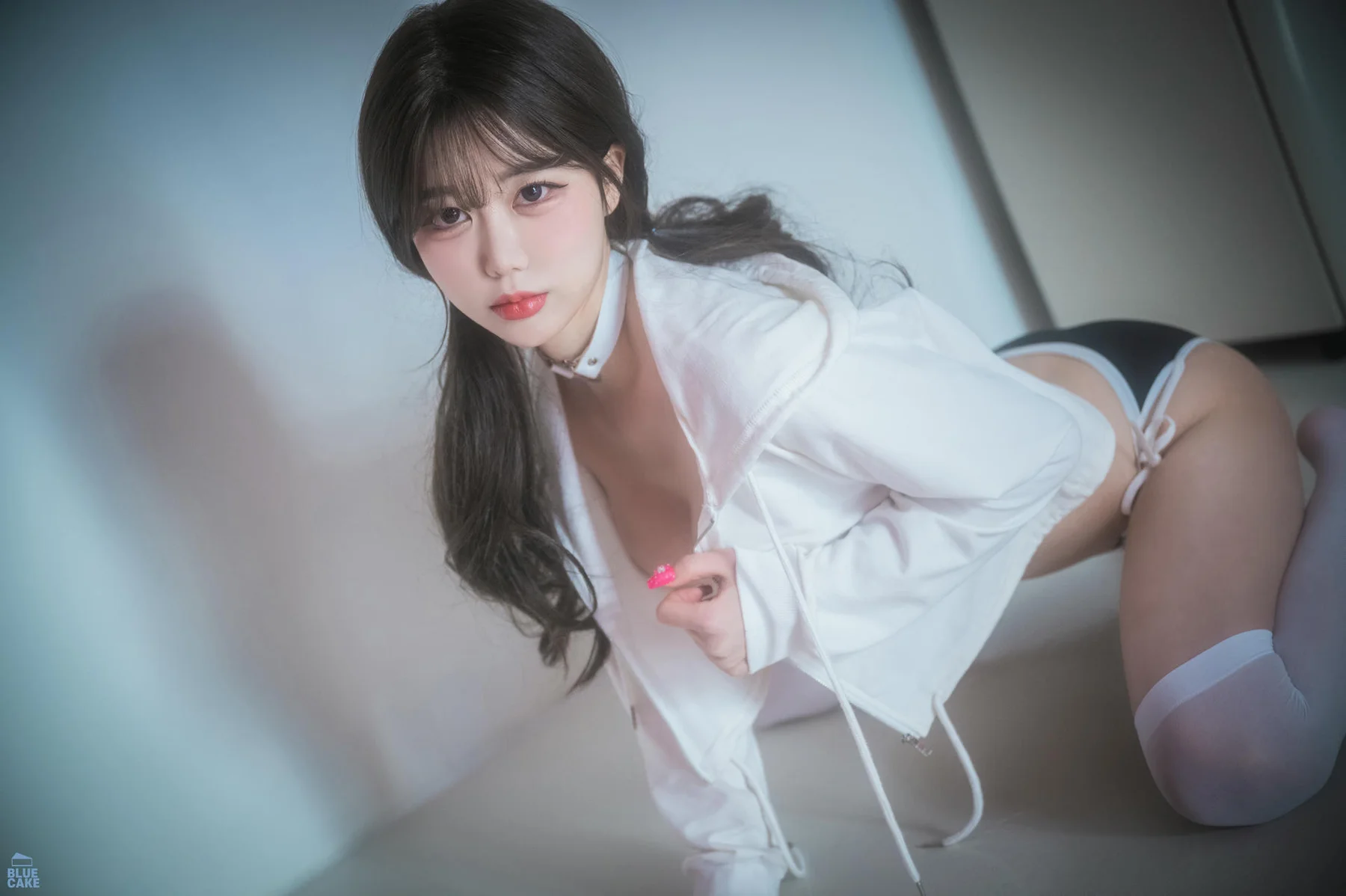 BLUECAKE No.090 JungEun白衬衫萝莉美腿 - 9