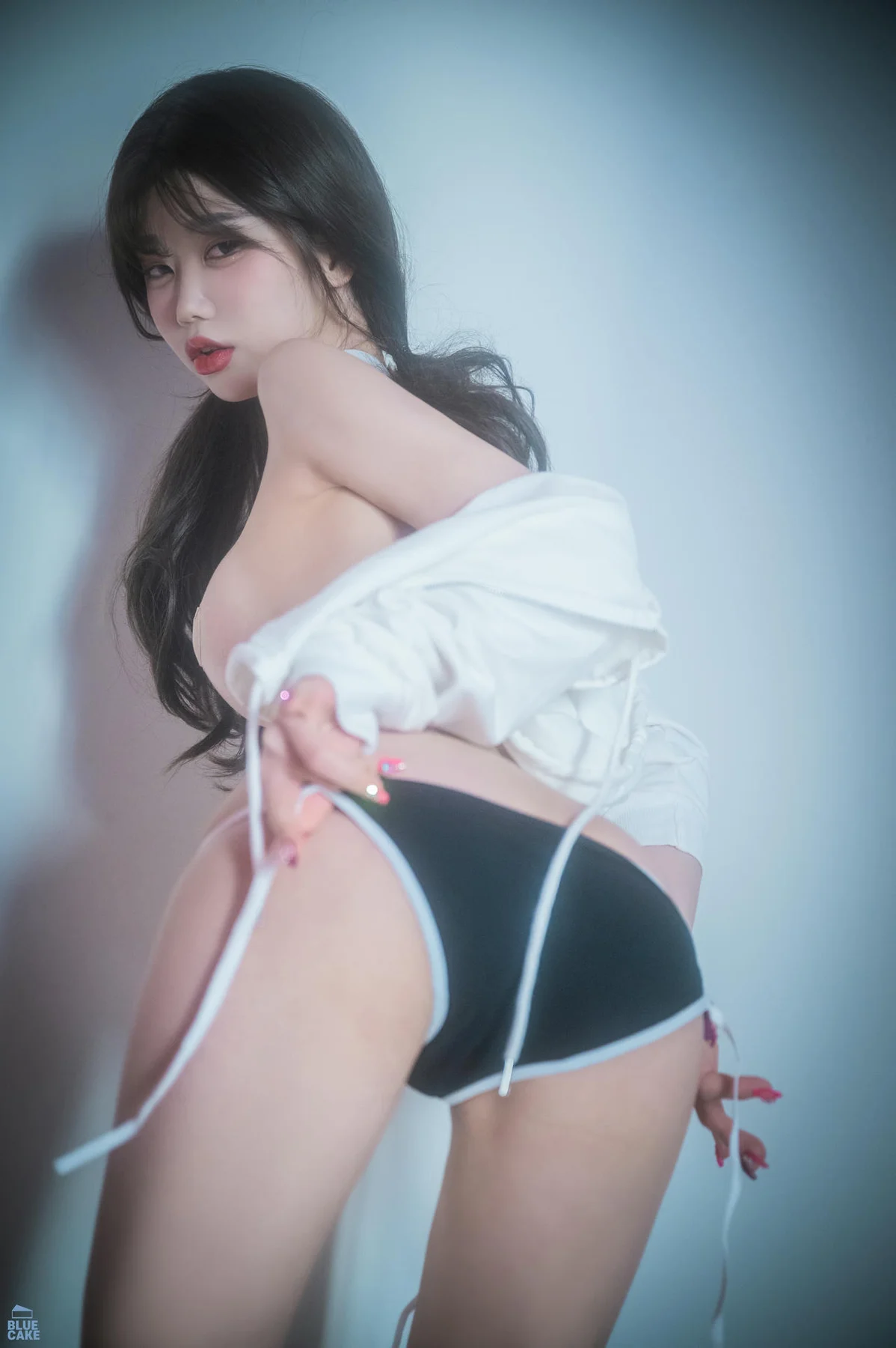BLUECAKE No.090 JungEun白衬衫萝莉美腿 - 1