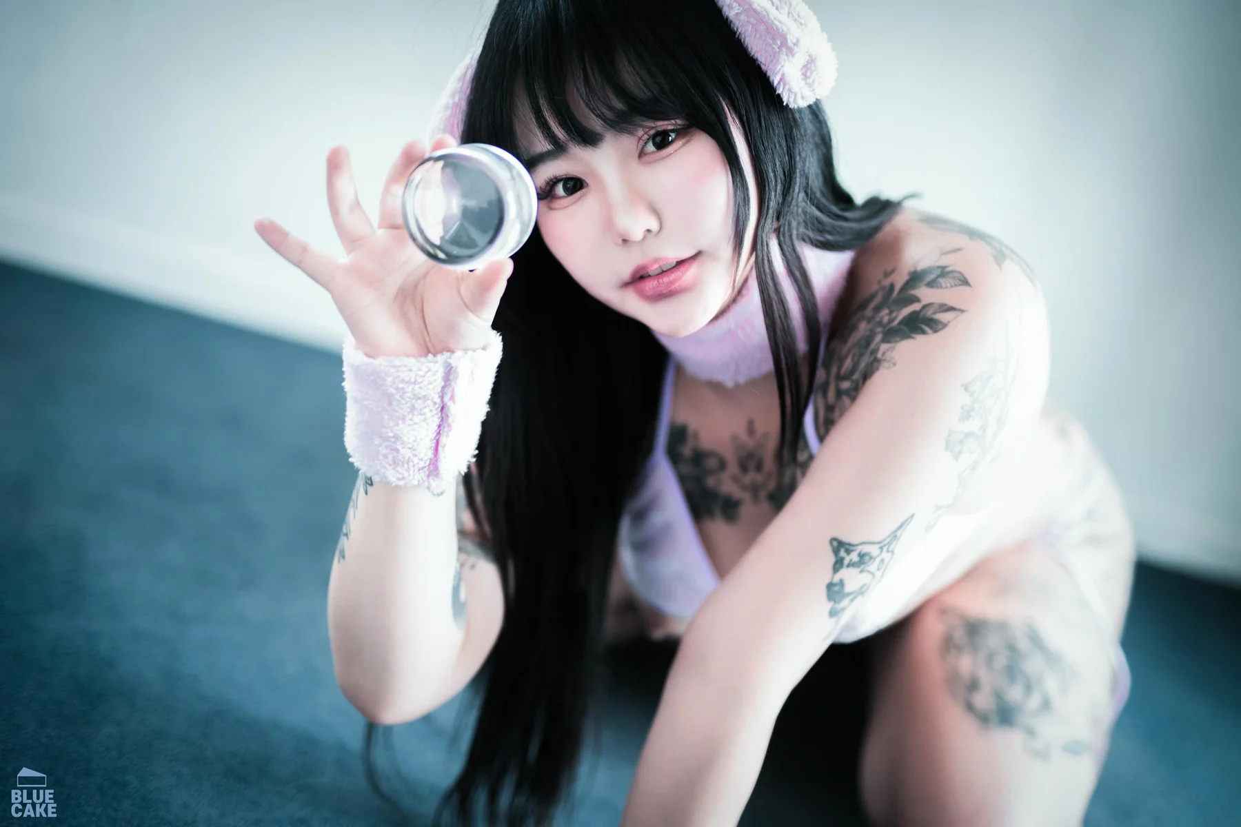 BLUECAKE No.094 Jeon Bo-Yeon 粉色爆乳内衣 - 4