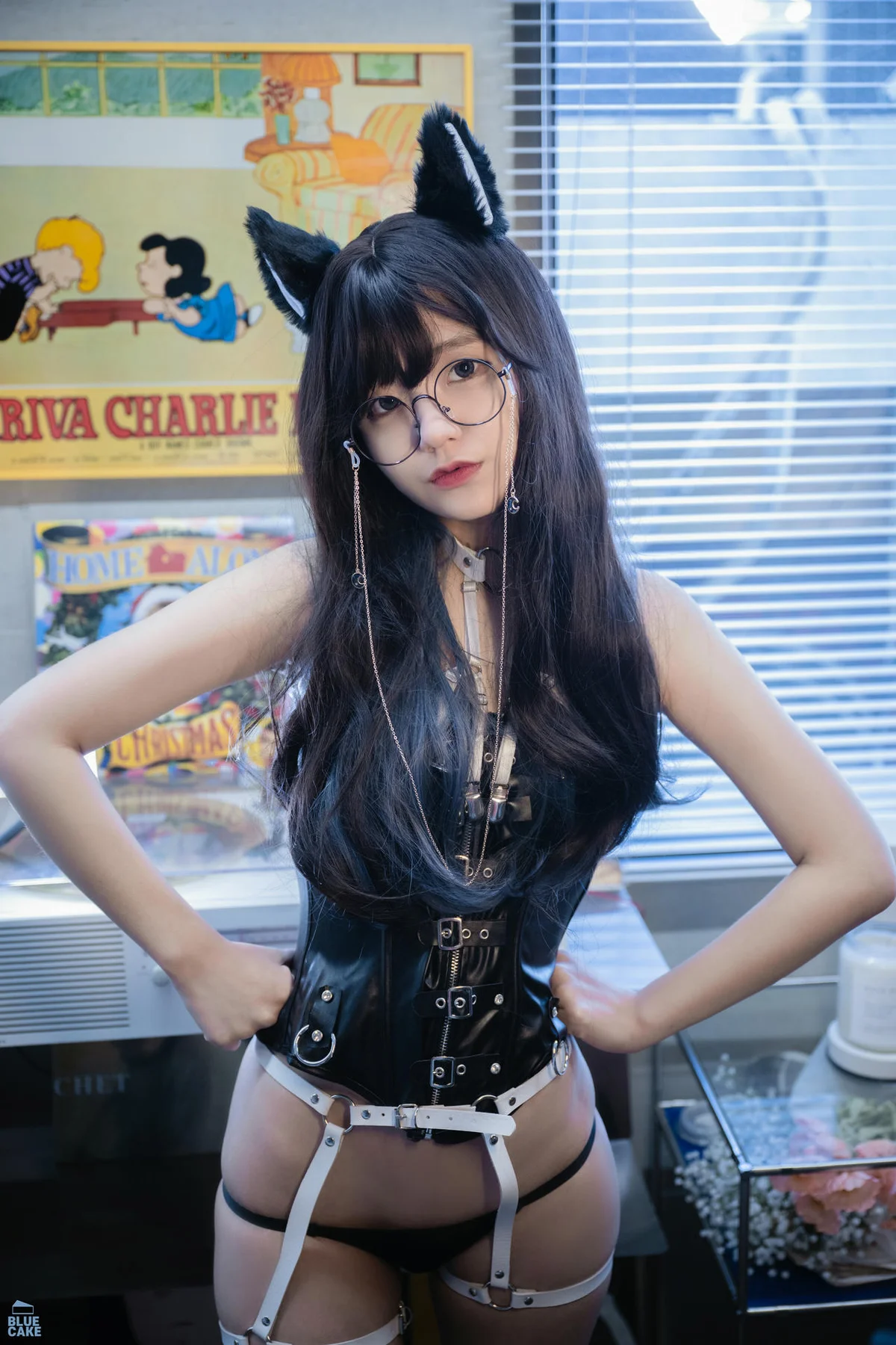 BLUECAKE No.095 Jenny皮衣猫咪制服 - 1