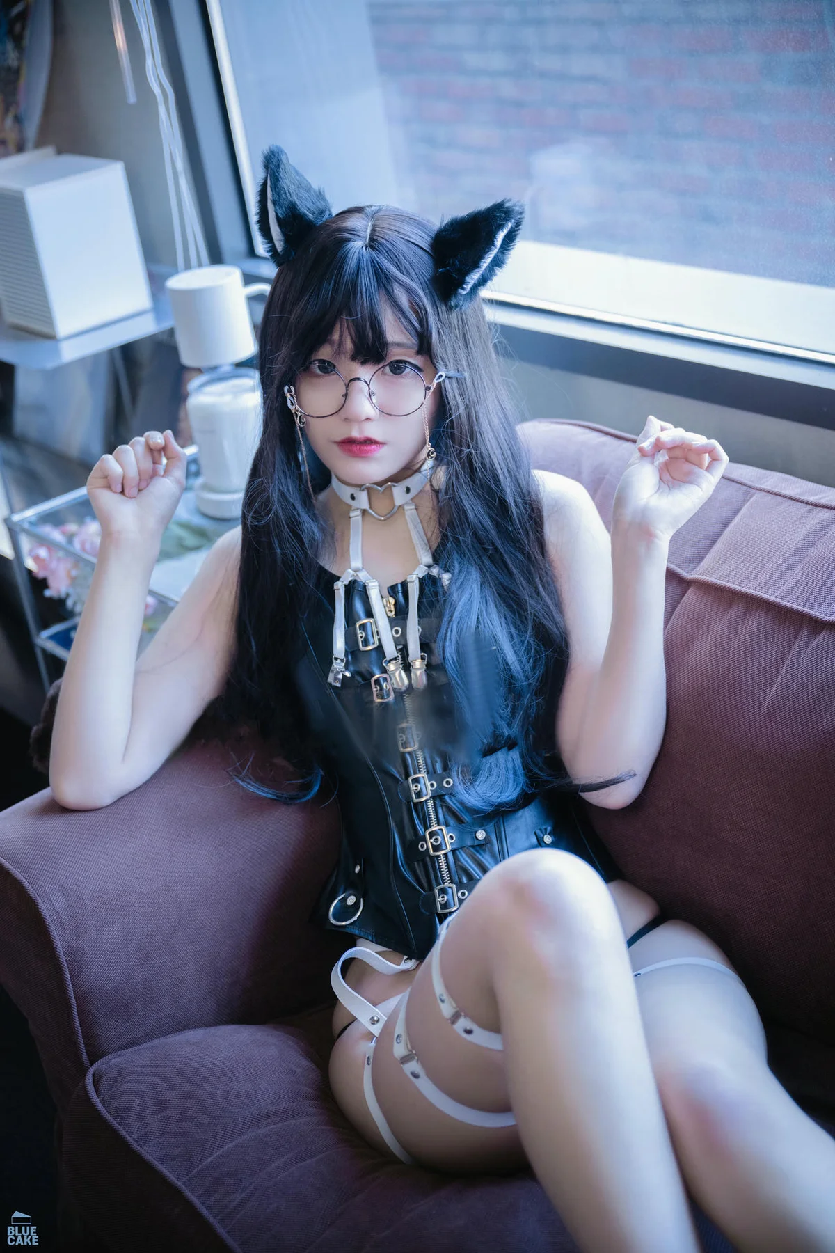 BLUECAKE No.095 Jenny皮衣猫咪制服 - 7