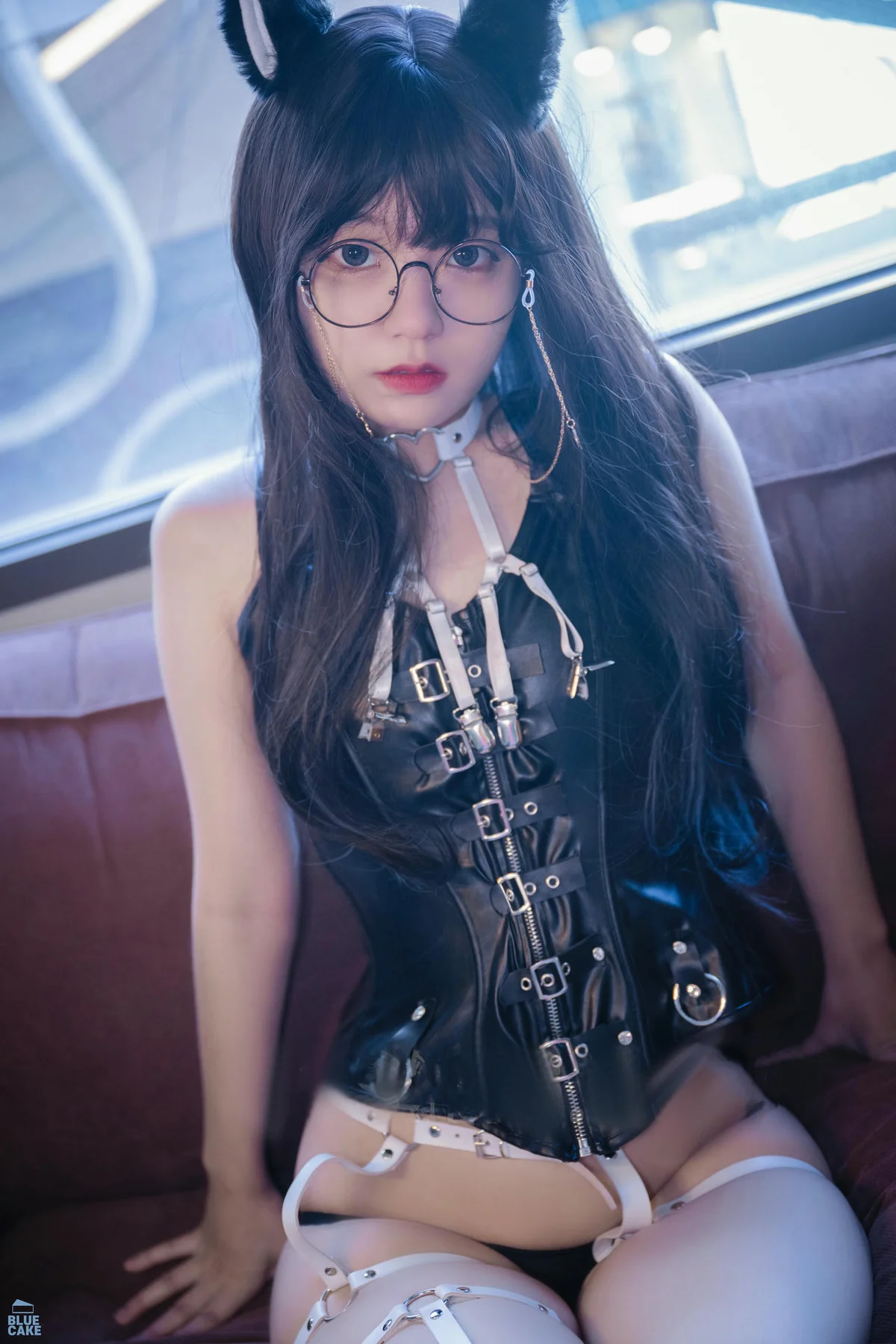 BLUECAKE No.095 Jenny皮衣猫咪制服 - 1
