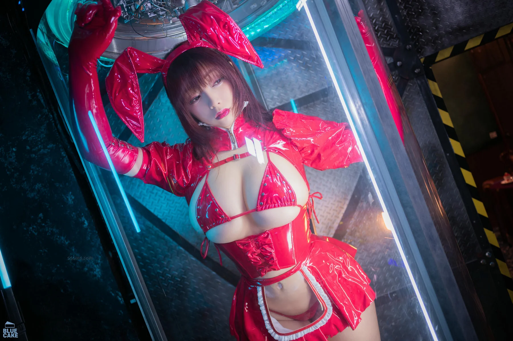 BLUECAKE No.111 GGUBBU红色兔女郎制服 - 2