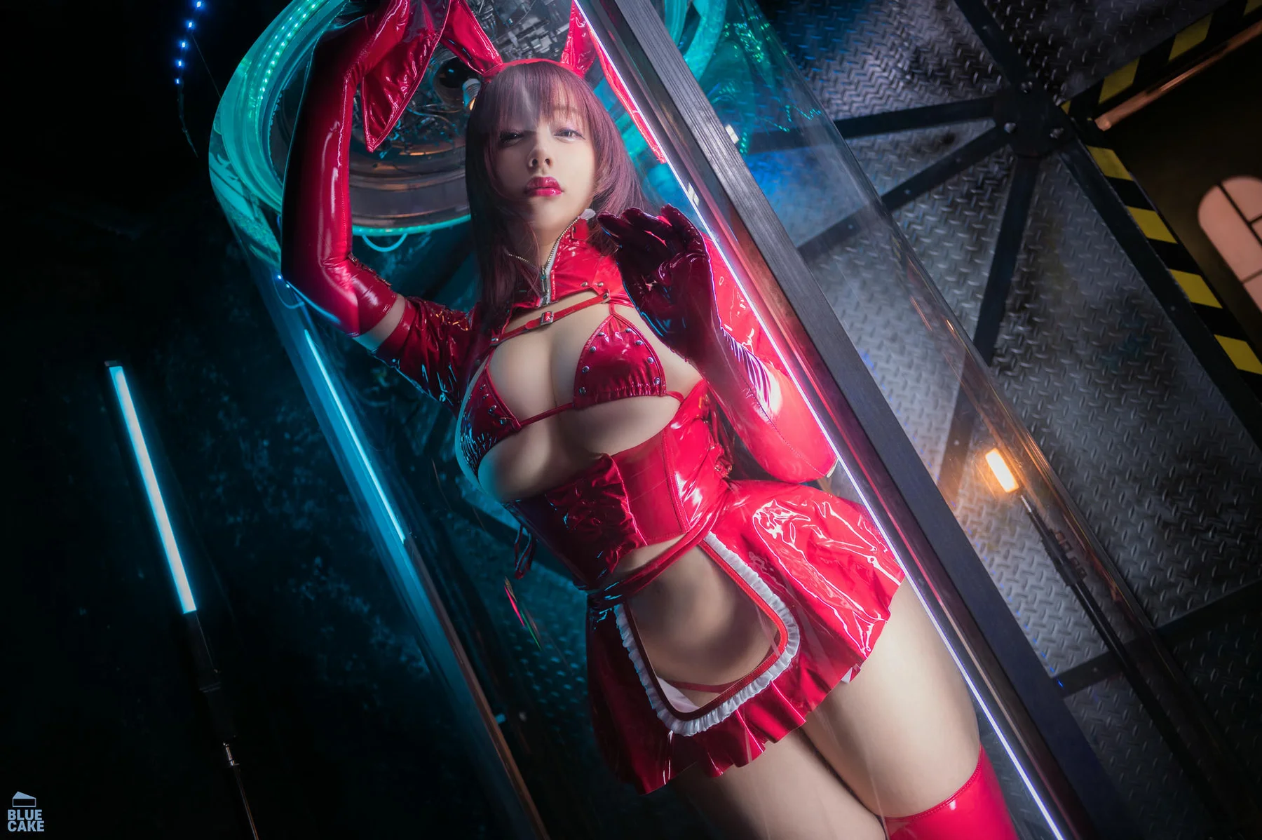 BLUECAKE No.111 GGUBBU红色兔女郎制服 - 4
