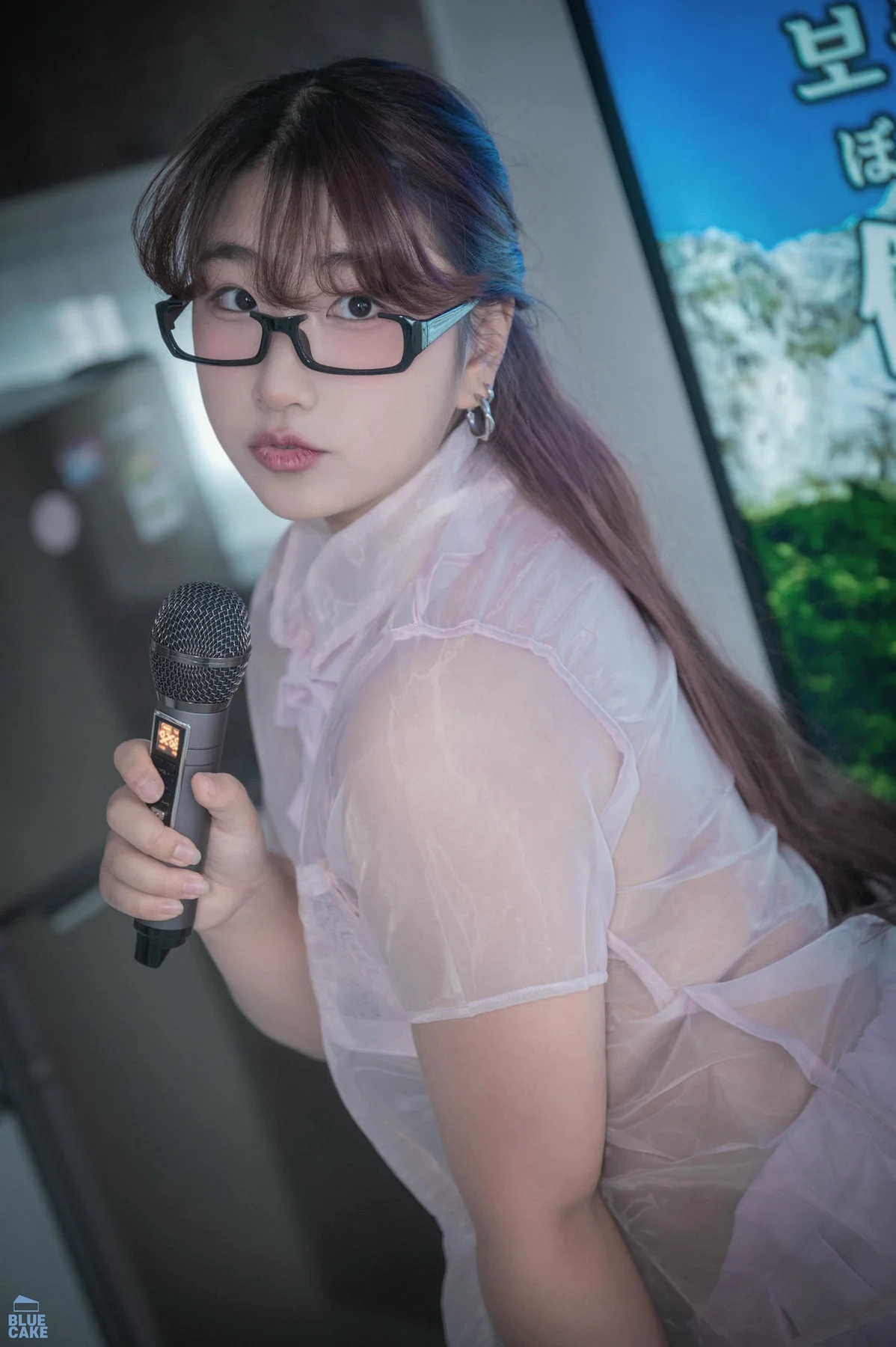 BLUECAKE No.116 GGuBBu Karaoke 乳贴jk制服 - 6