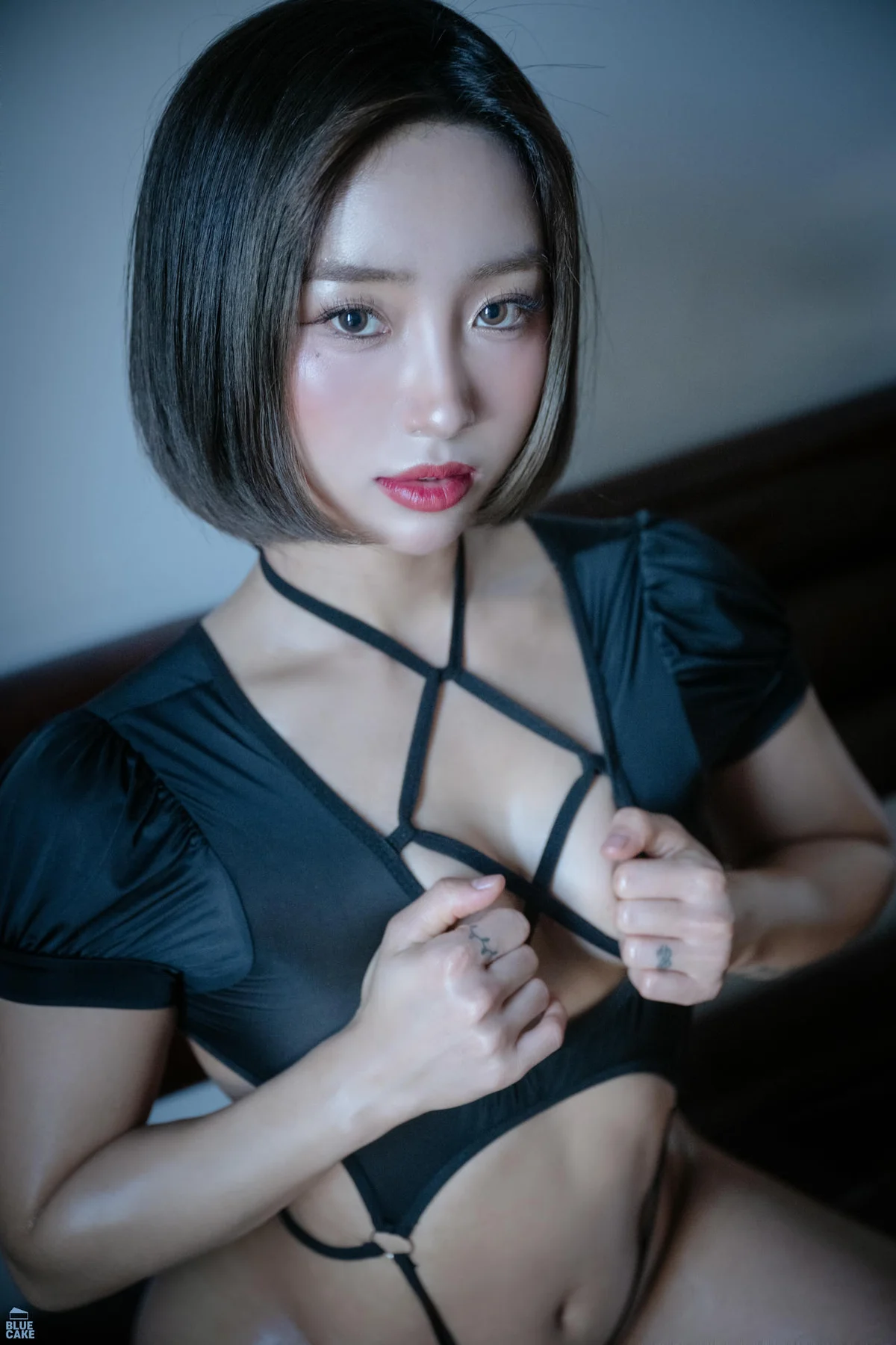 BLUECAKE No.134 Booty Queen黑色爆乳连体衣 - 4