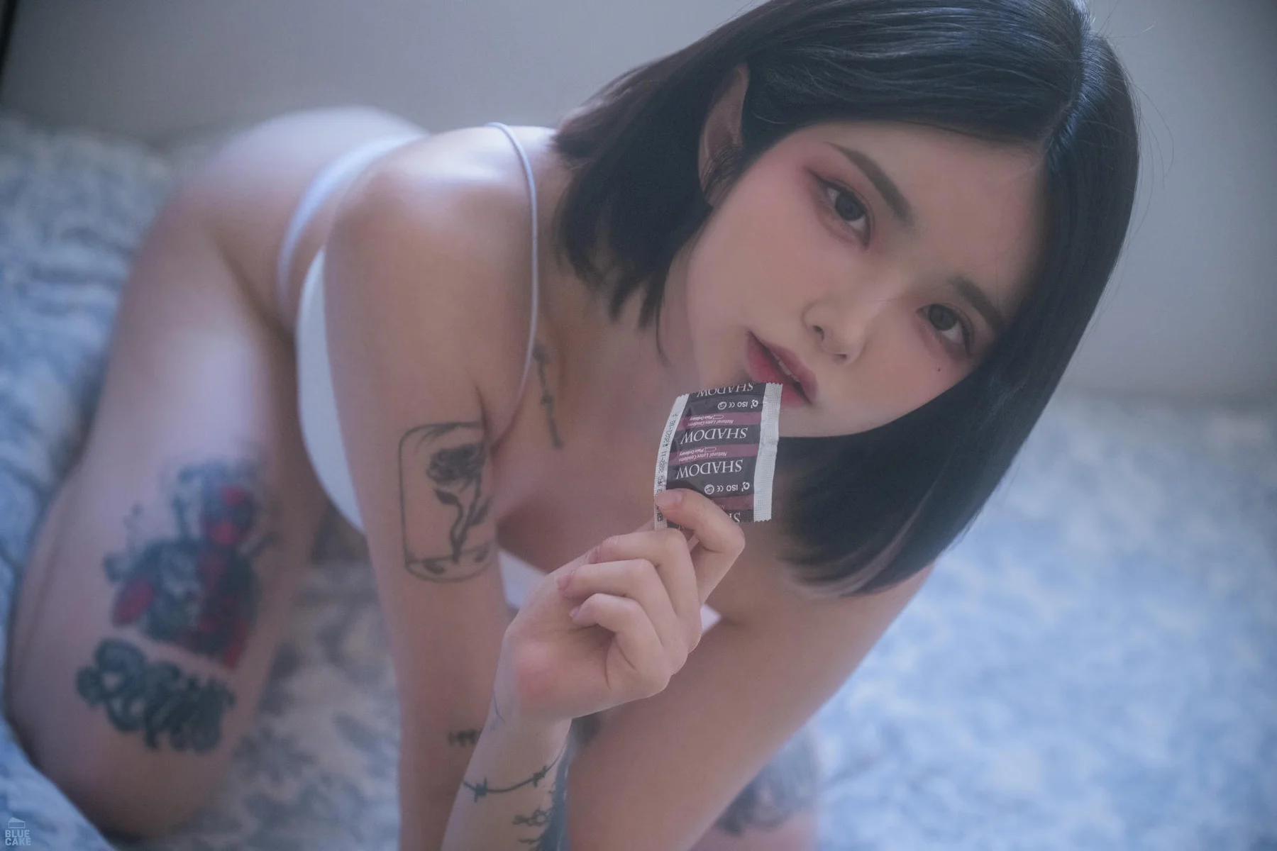 BLUECAKE No.143 Hikari抹胸短发美女 - 7