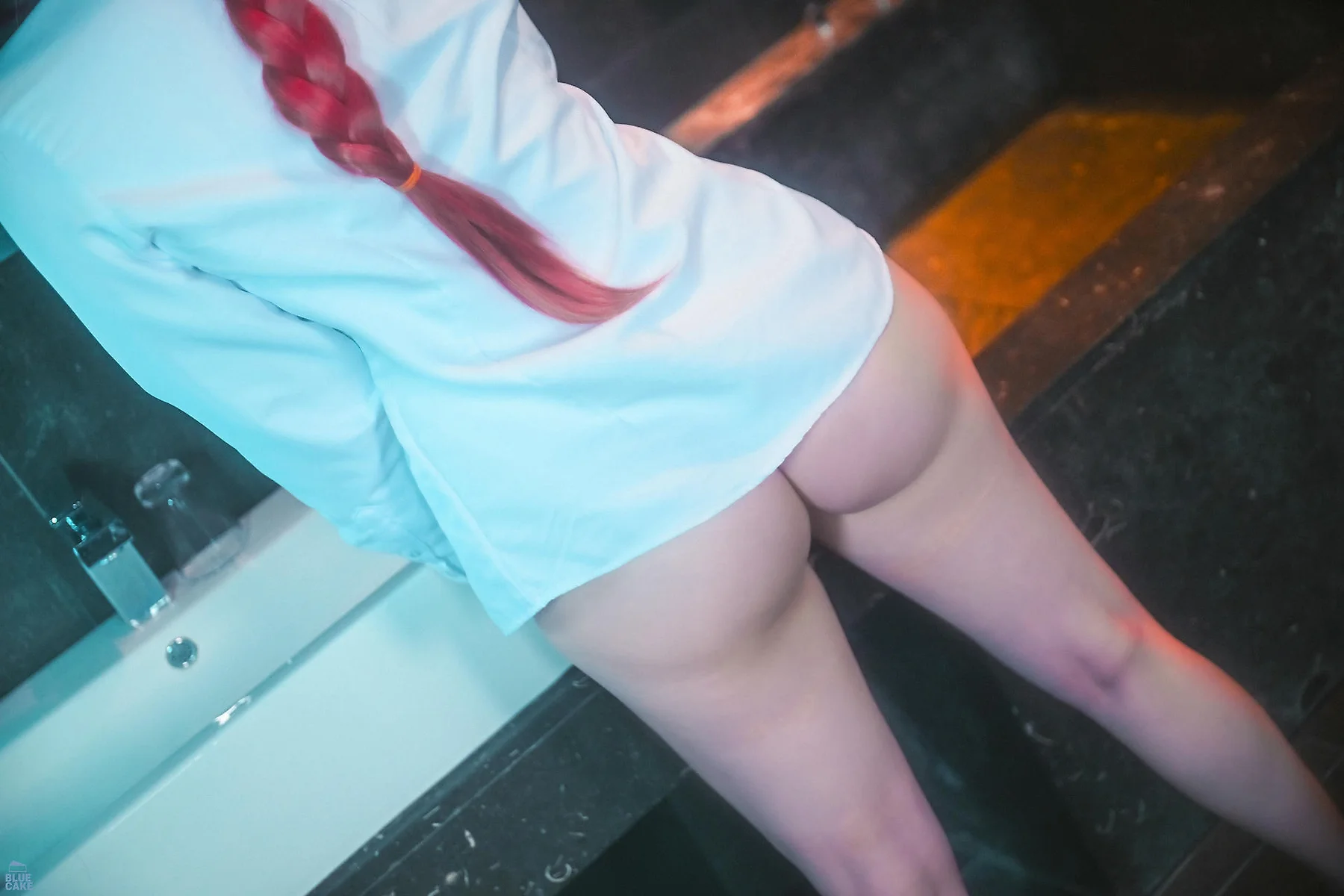 BLUECAKE No.167 Bambi皮裙红发少女 - 8