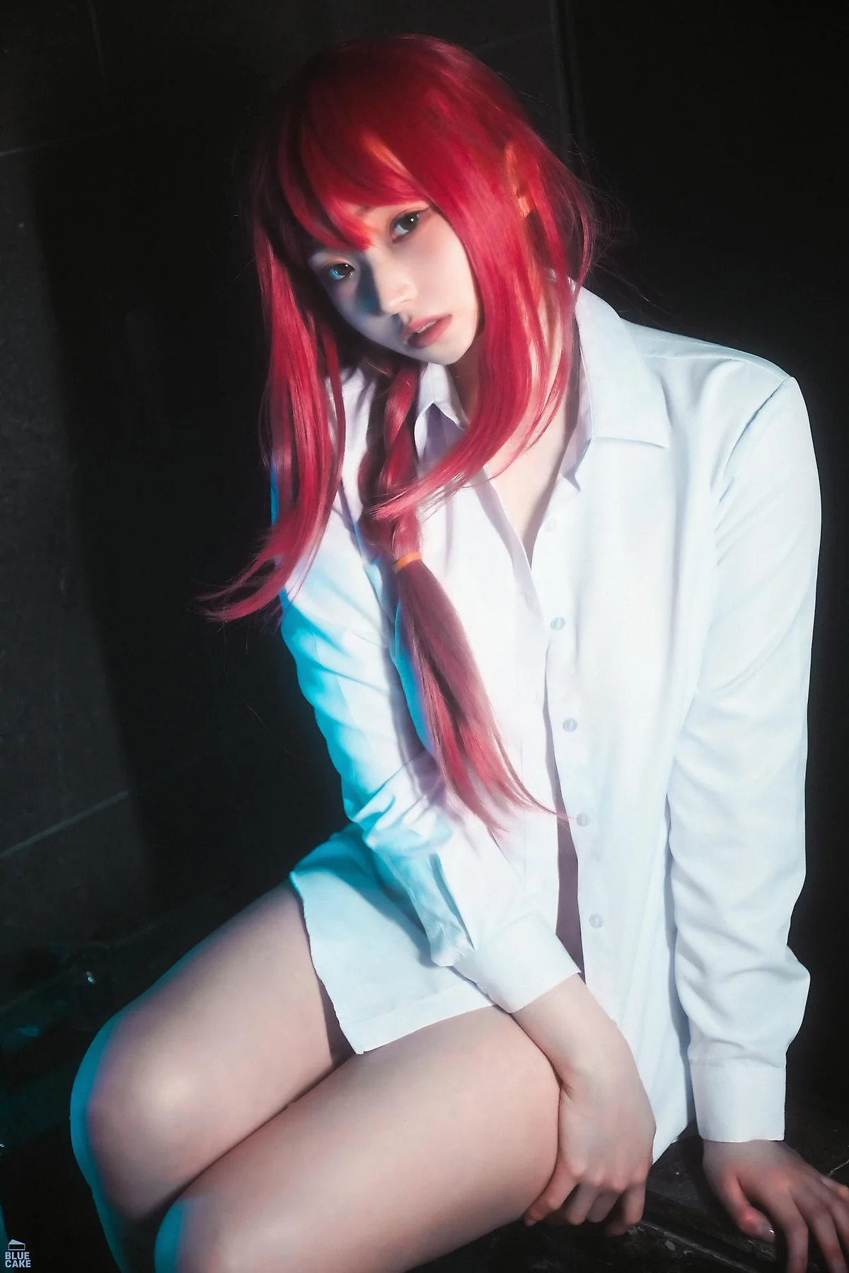 BLUECAKE No.167 Bambi皮裙红发少女 - 3