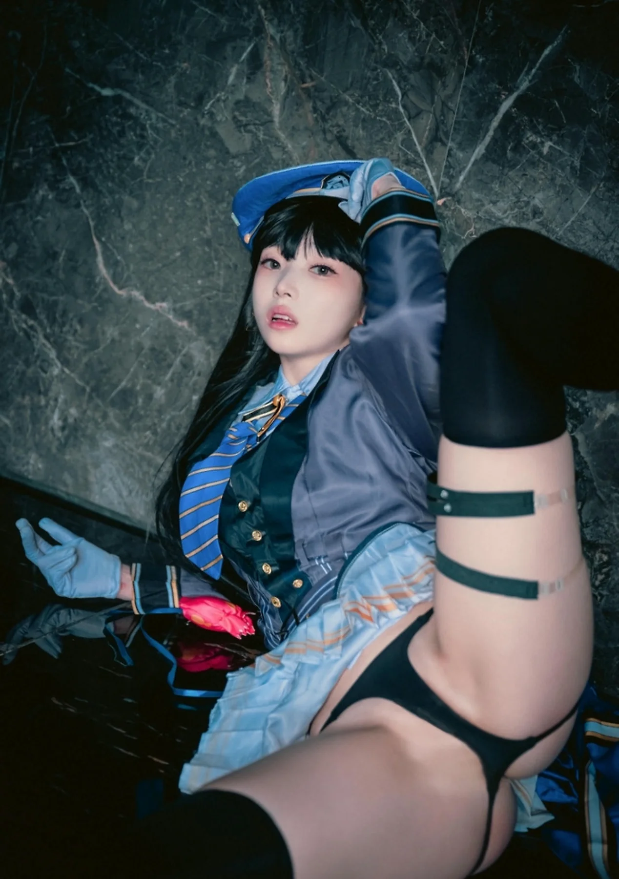 BLUECAKE No.178 Bambi制服乳贴写真 - 3