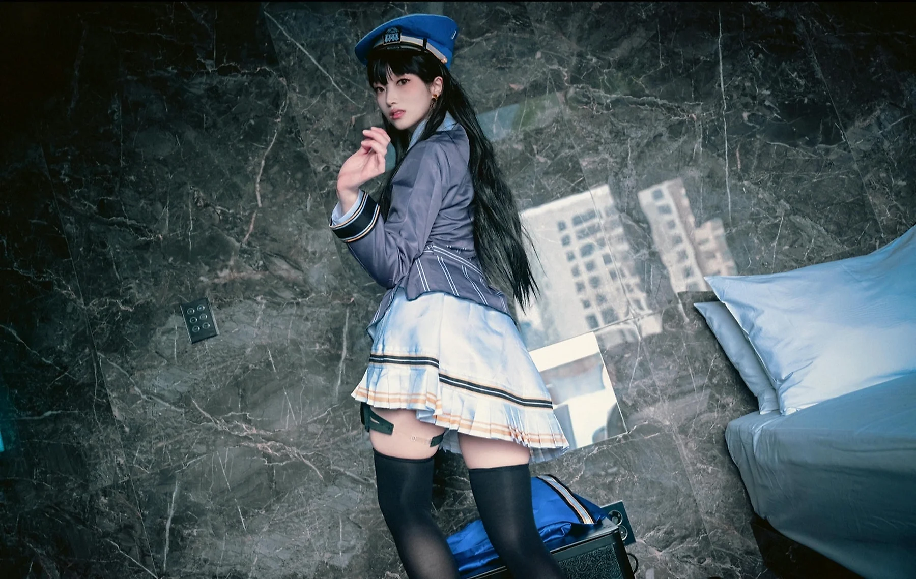 BLUECAKE No.178 Bambi制服乳贴写真 - 2