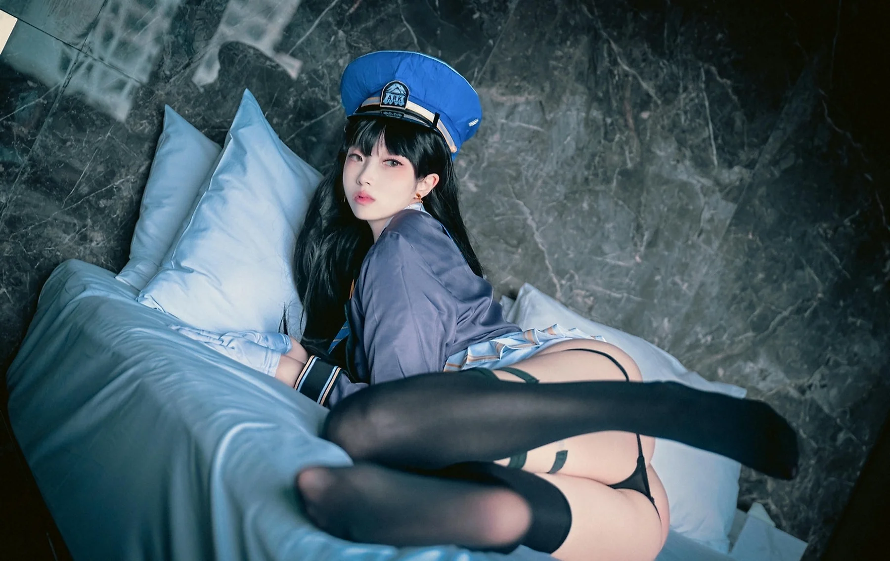 BLUECAKE No.178 Bambi制服乳贴写真 - 1
