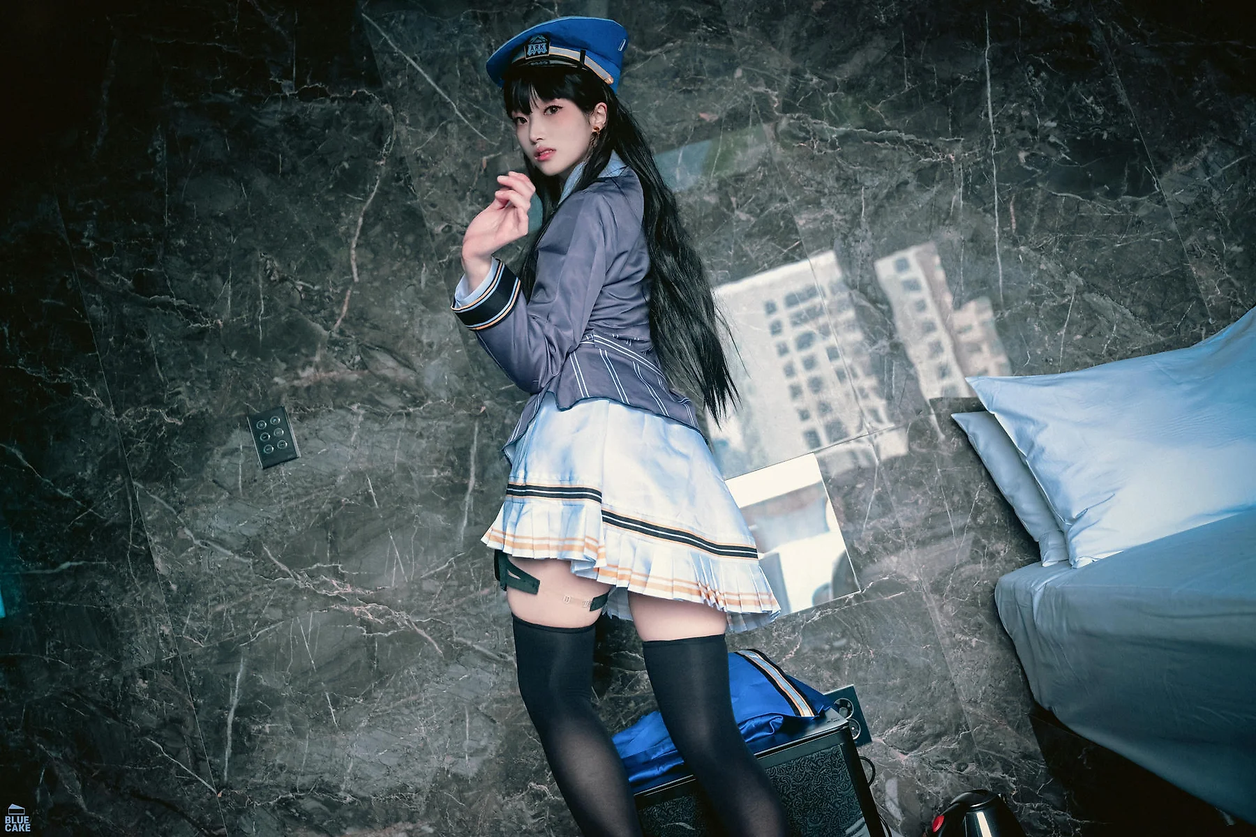 BLUECAKE No.180 Bambi制服少女丁字裤 - 9
