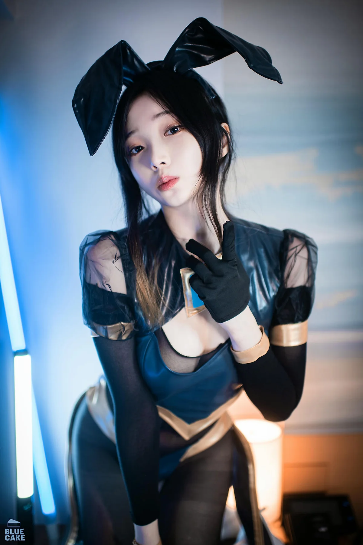 BLUECAKE No.184 Bambi制服兔女郎黑丝 - 9