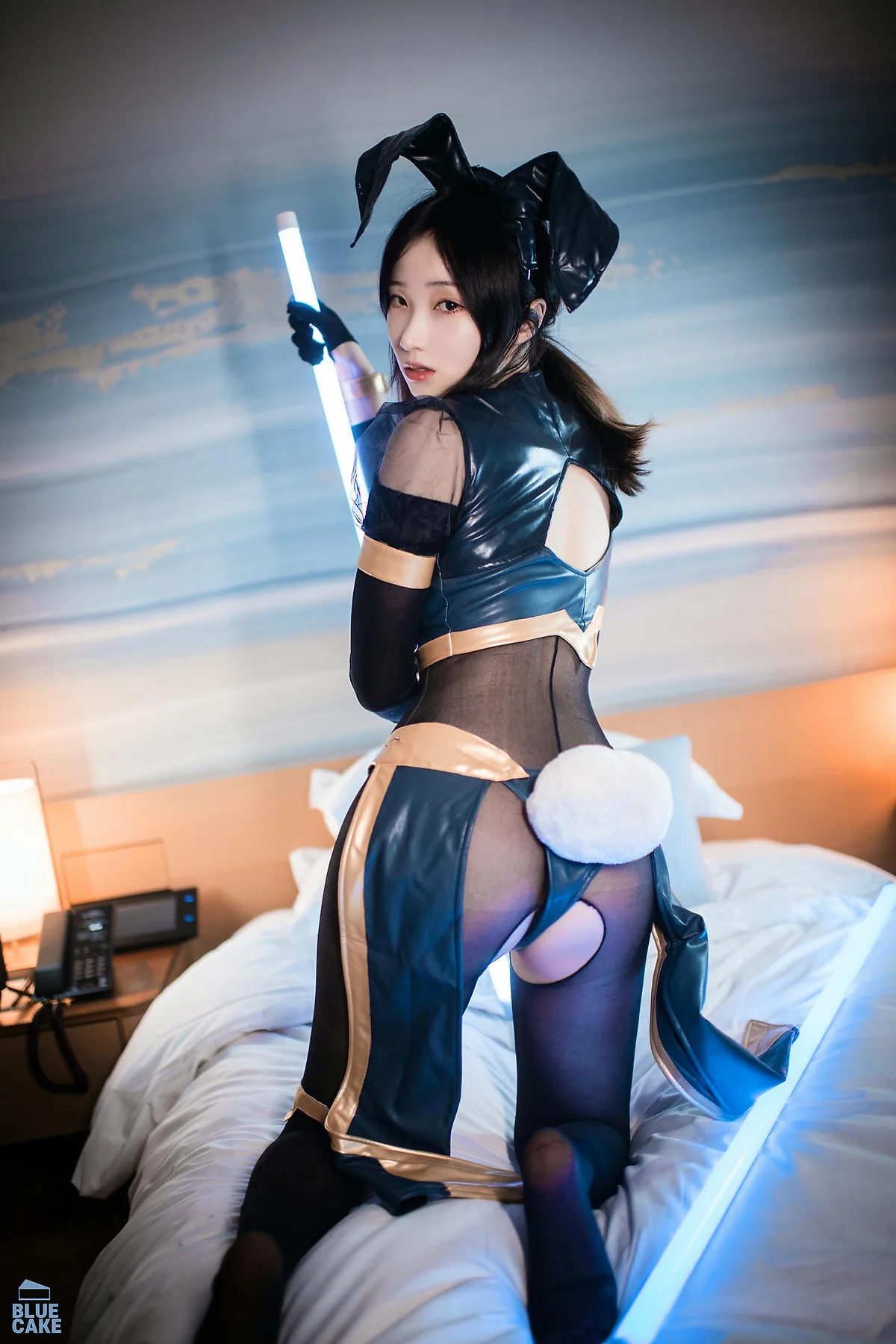 BLUECAKE No.184 Bambi制服兔女郎黑丝 - 10