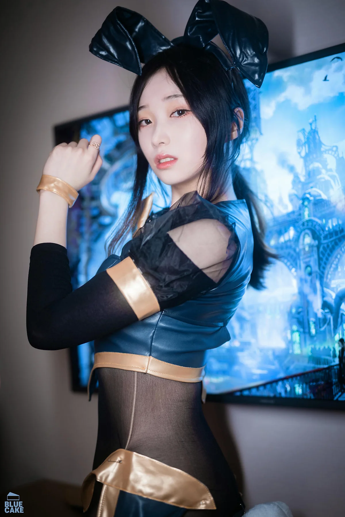 BLUECAKE No.184 Bambi制服兔女郎黑丝 - 10