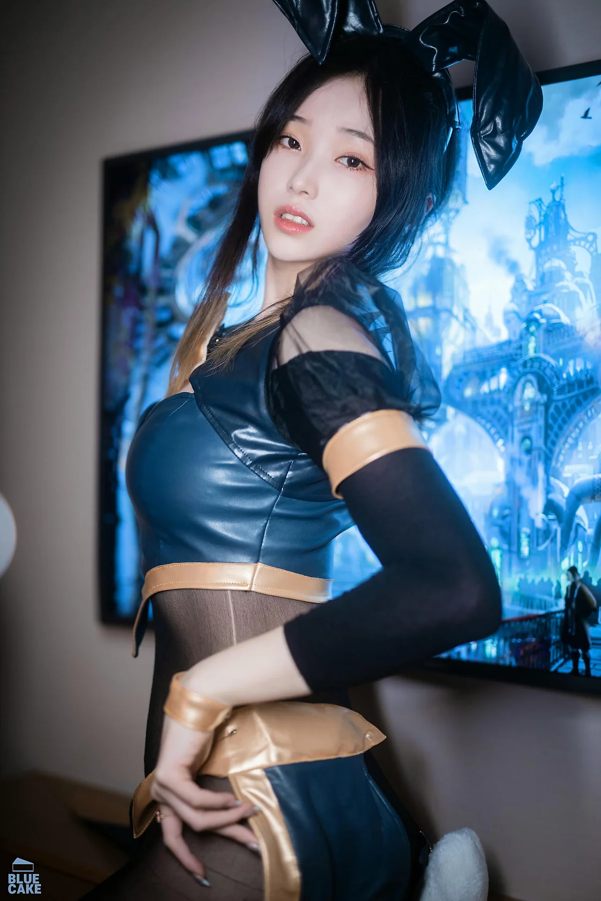BLUECAKE No.184 Bambi制服兔女郎黑丝 - 1