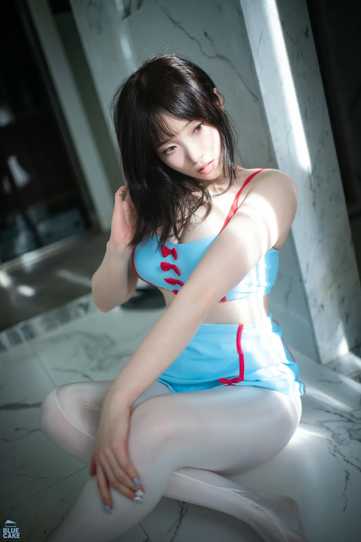 BLUECAKE No.186 Song Bambi白色丝袜少女 - 3