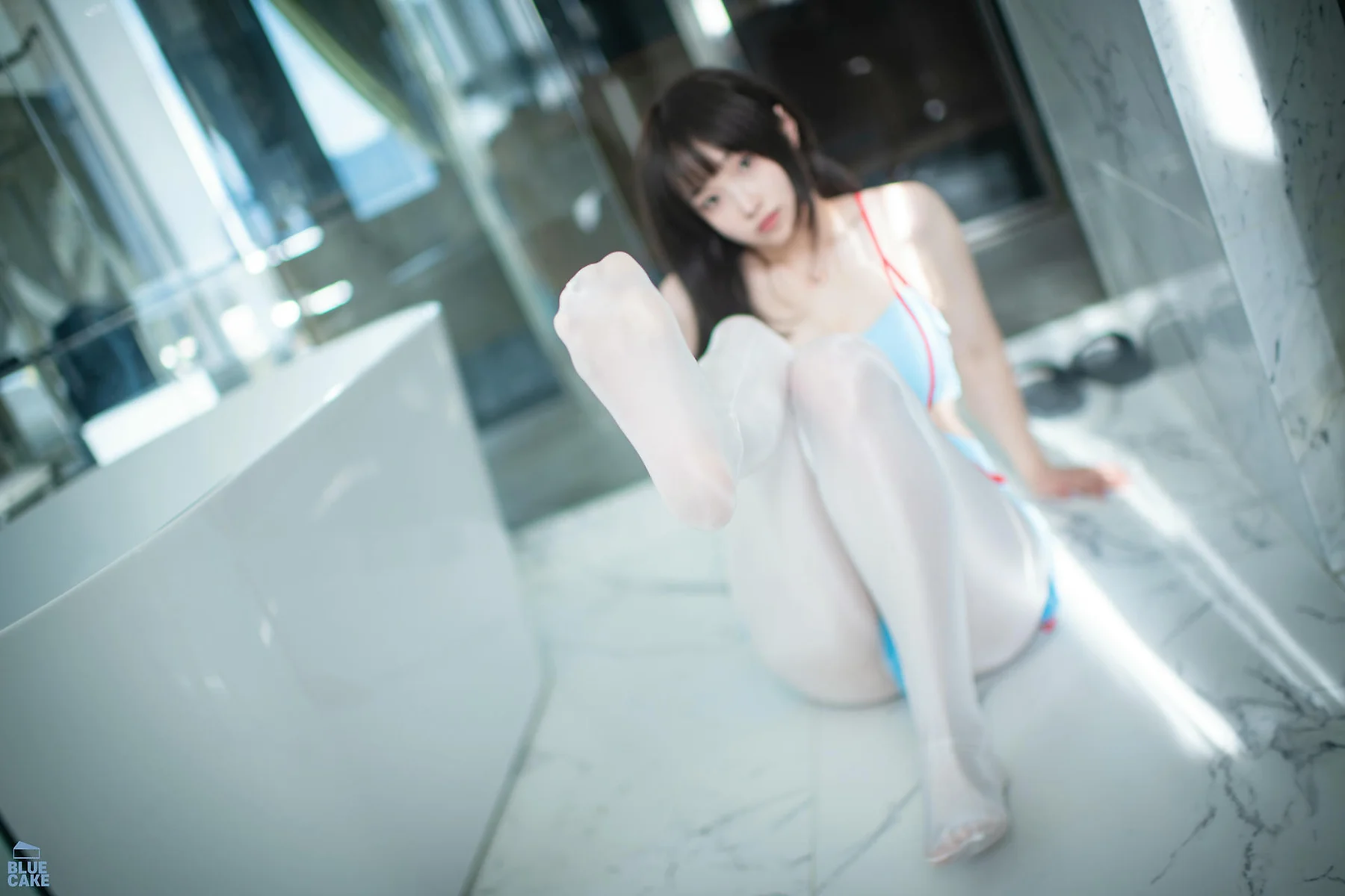 BLUECAKE No.186 Song Bambi白色丝袜少女 - 9