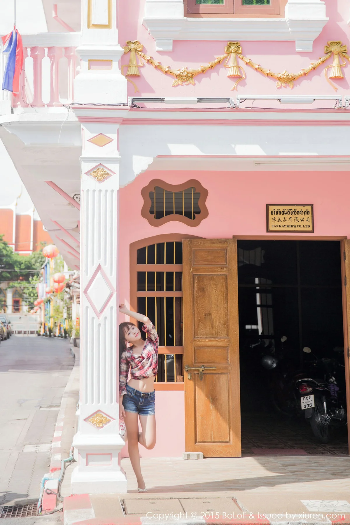 BoLoli 波萝社 Vol.001 Modo 柳侑绮 俏皮美眉户外 - 4