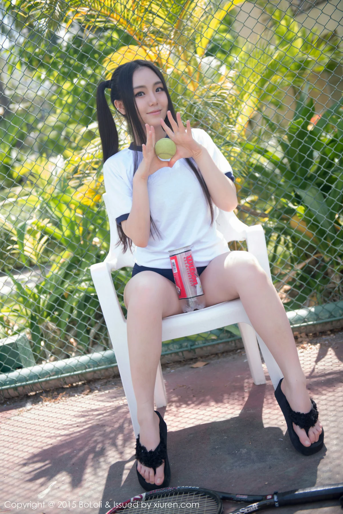 BoLoli波萝社 Vol.023 许文婷Regina 马尾少女清纯学妹 - 2