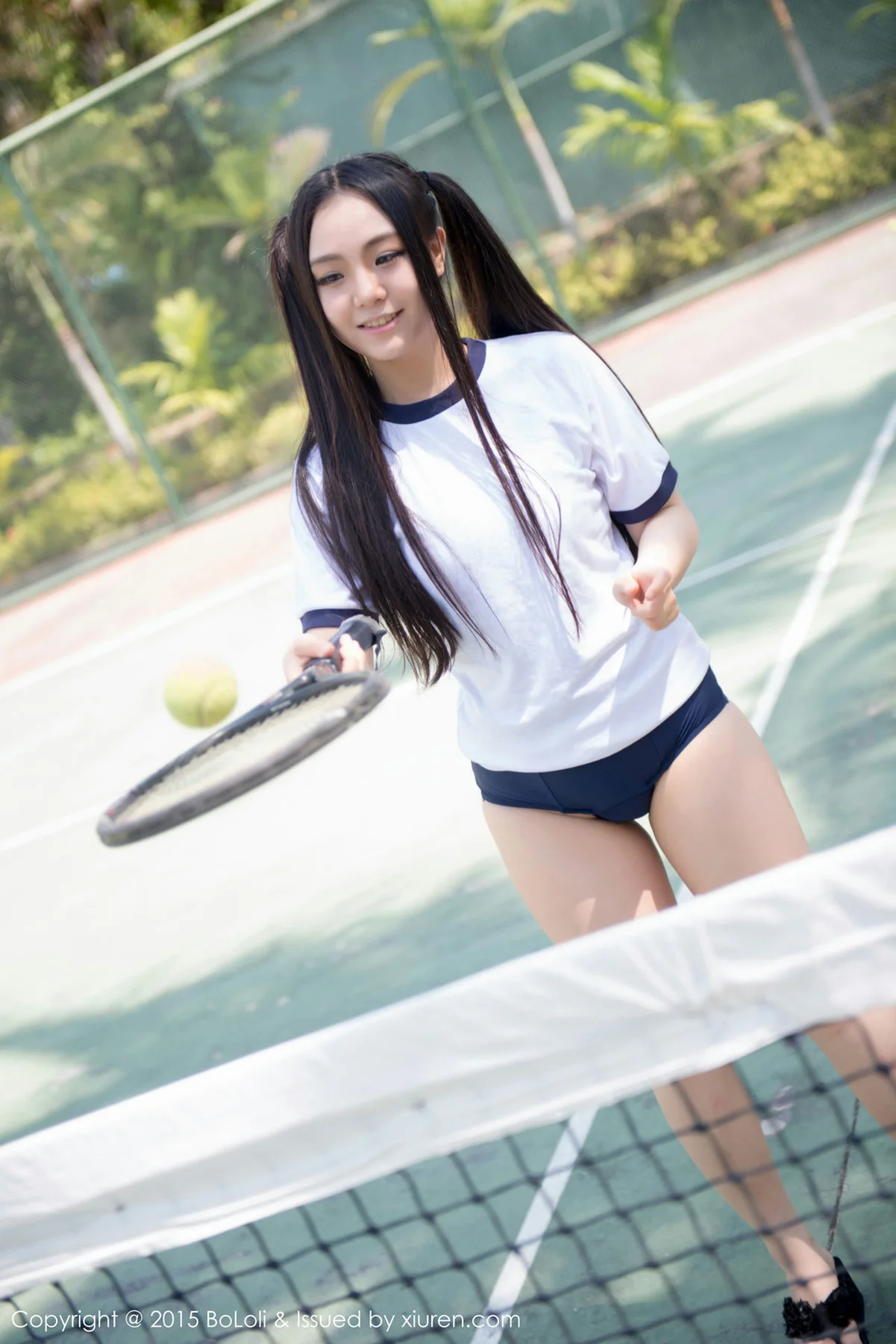 BoLoli波萝社 Vol.023 许文婷Regina 马尾少女清纯学妹 - 1