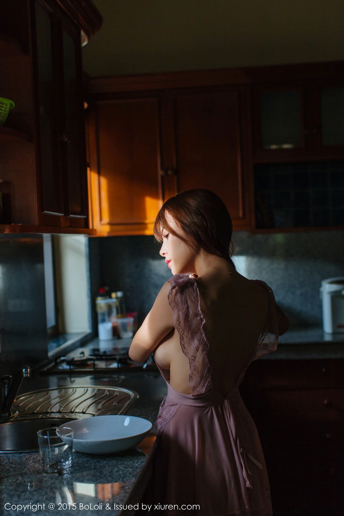BoLoli波萝社 Vol.077 夏美酱_ 厨娘美女 - 9
