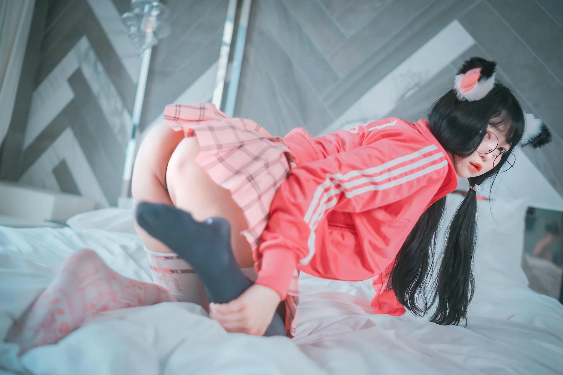 DJAWA No.001 Aram萝莉爆乳紧身裤 - 4