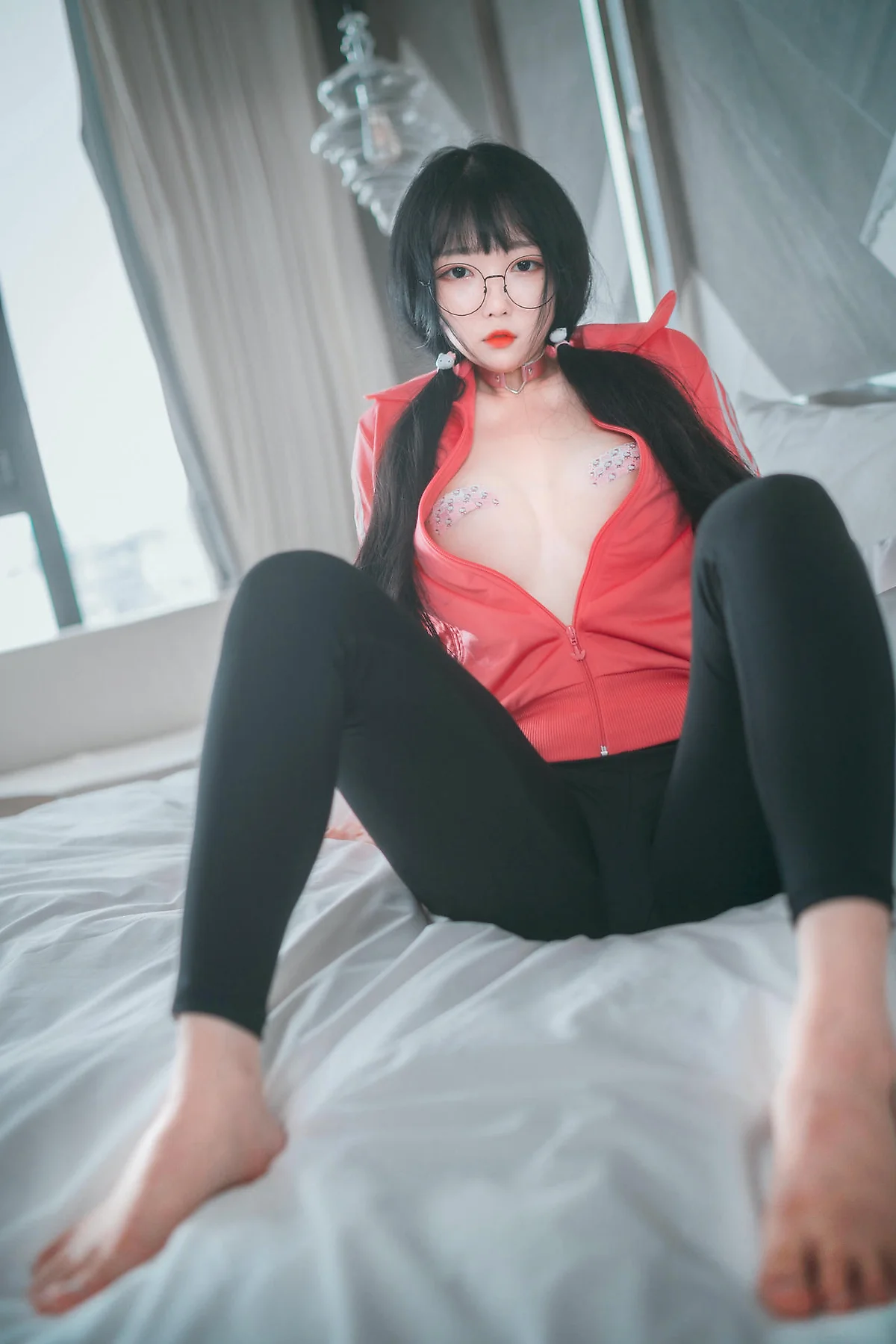 DJAWA No.001 Aram萝莉爆乳紧身裤 - 7