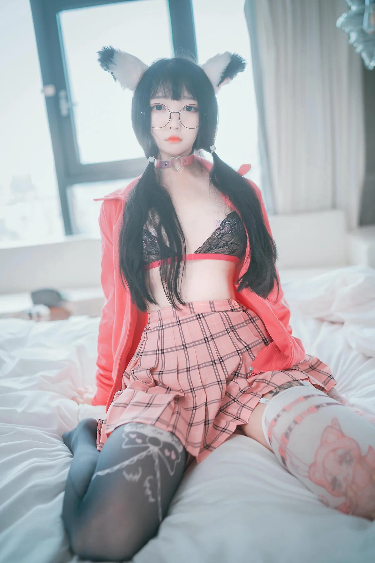DJAWA No.001 Aram萝莉爆乳紧身裤 - 5