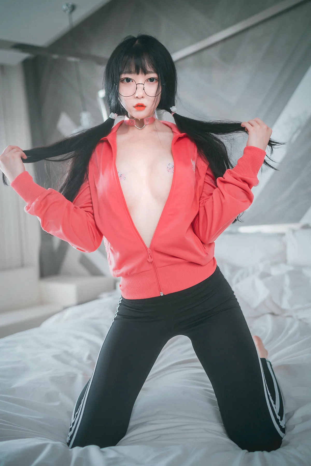 DJAWA No.001 Aram萝莉爆乳紧身裤 - 1