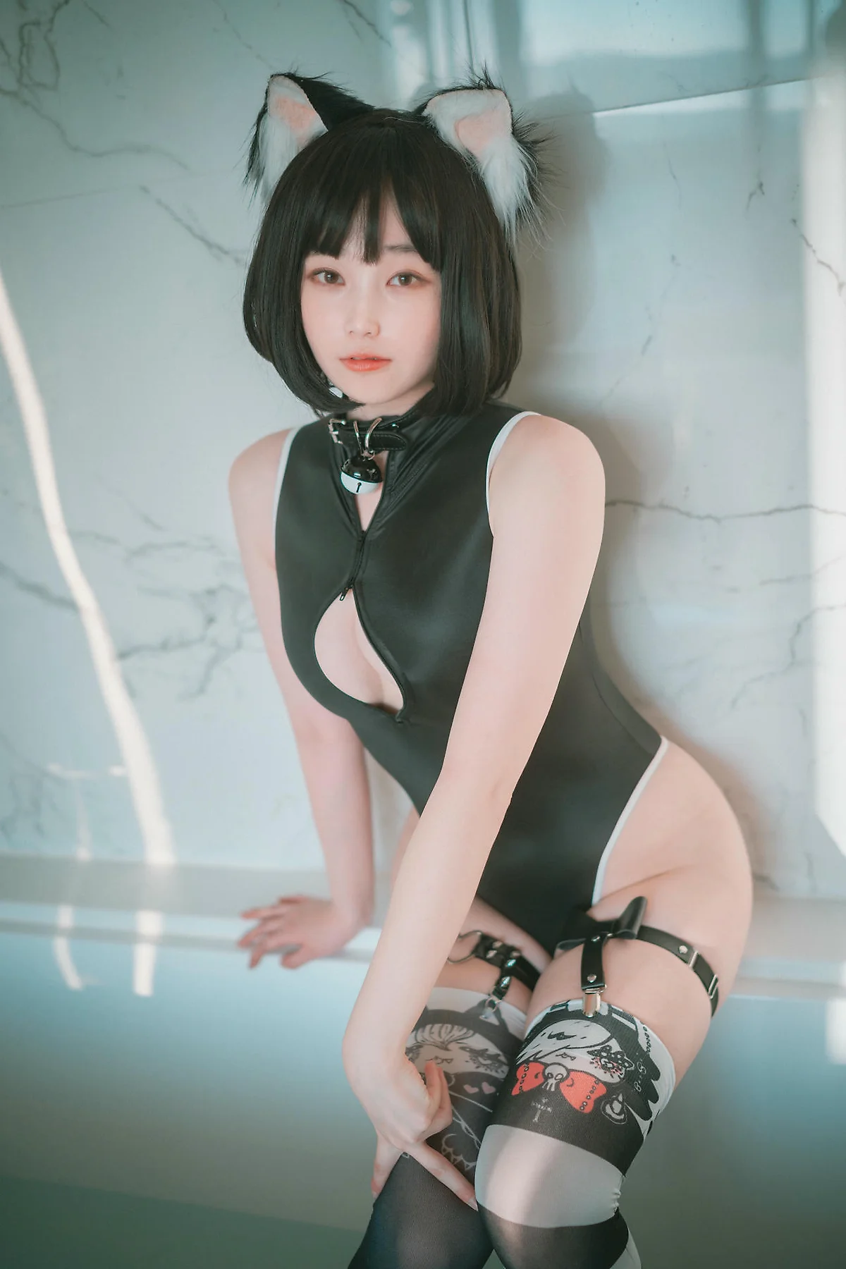DJAWA No.007 Bambi湿身连体衣翘臀 - 4