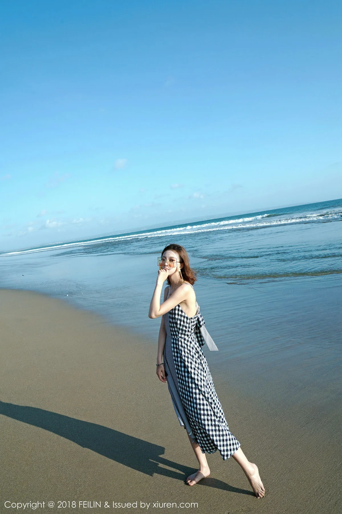 FeiLin 嗲囡囡 Vol.142 冯木木LRIS沙滩美女写真 - 1