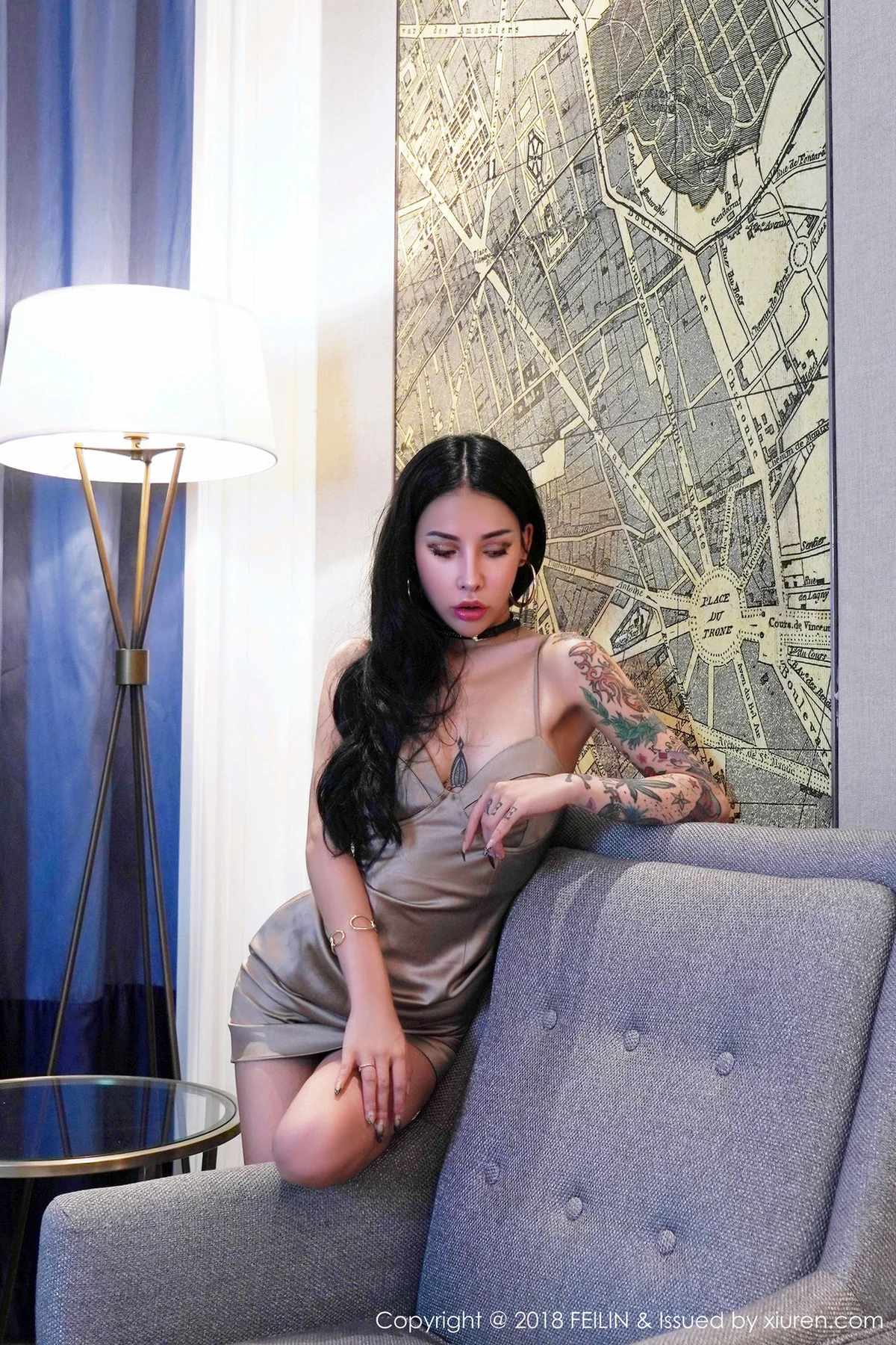 FeiLin 嗲囡囡 Vol.162 纹身欧范大妞万嘉凝 - 4