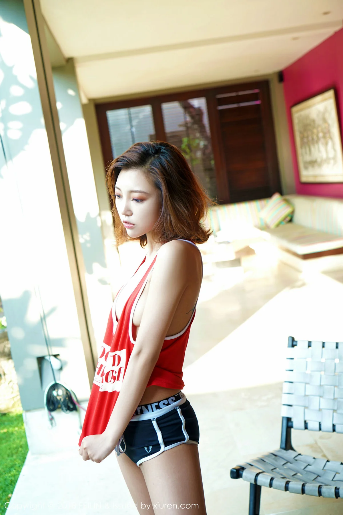 FeiLin 嗲囡囡 Vol.164 冯木木LRIS班塔延岛旅拍可爱沙滩 - 5