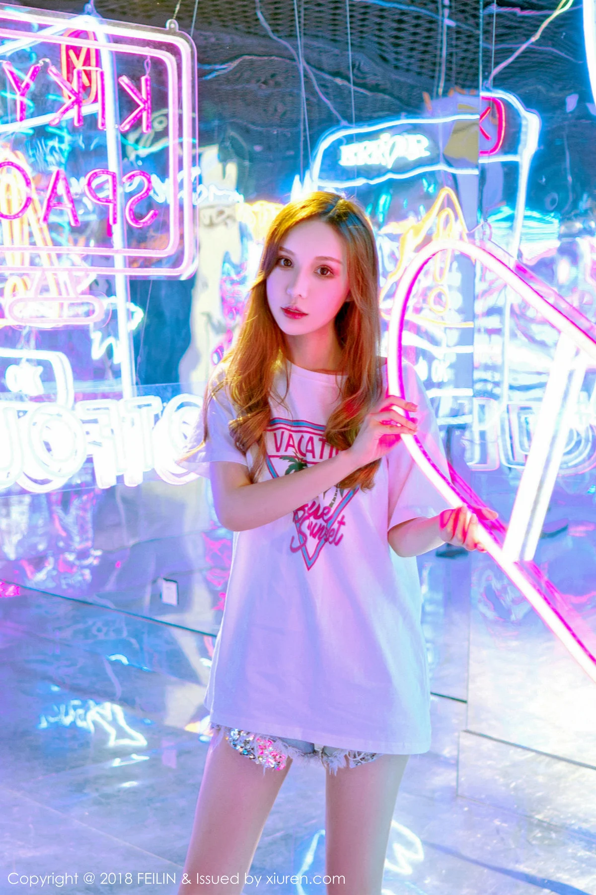 FeiLin 嗲囡囡 Vol.170 柠柠_mika绝佳气质美妞 - 1