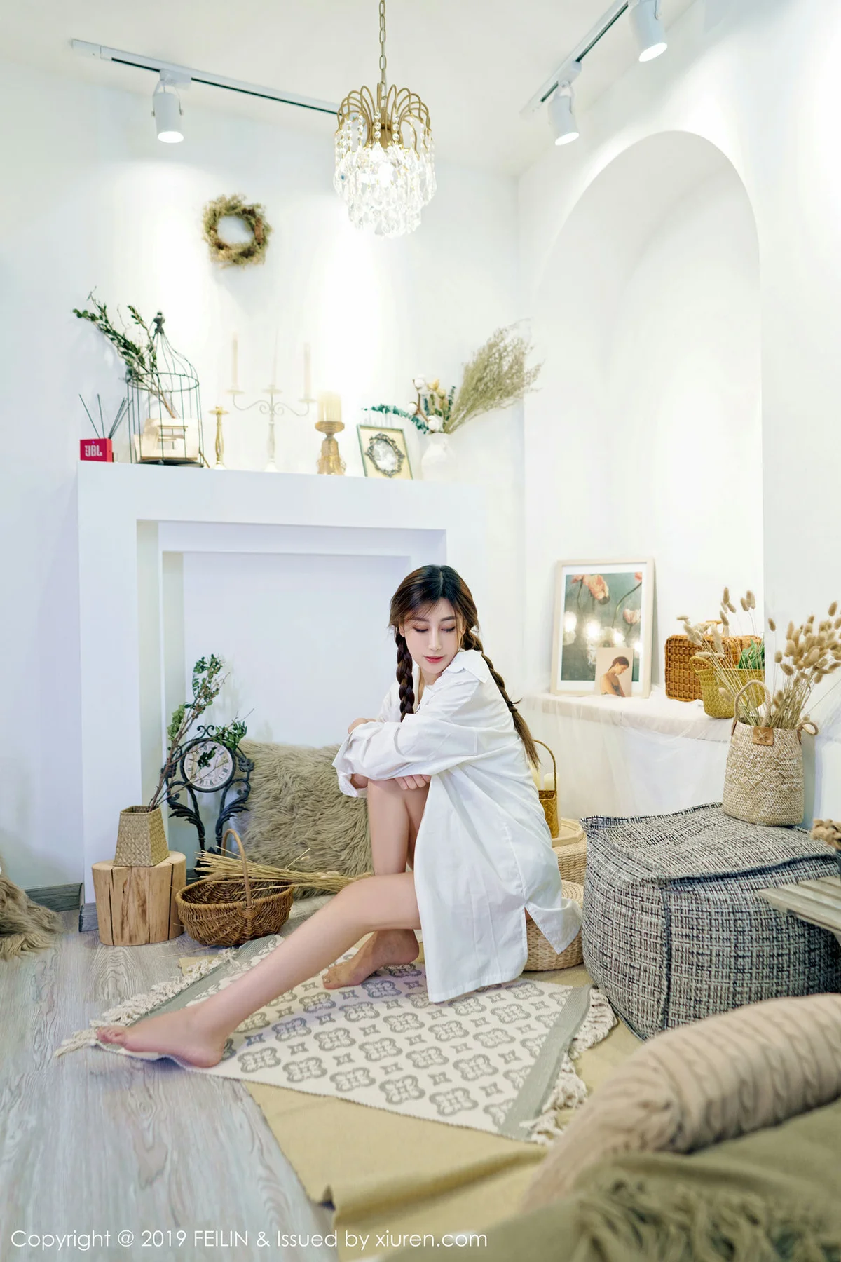 FeiLin 嗲囡囡 Vol.185 星星star 首套写真长腿模特 - 1